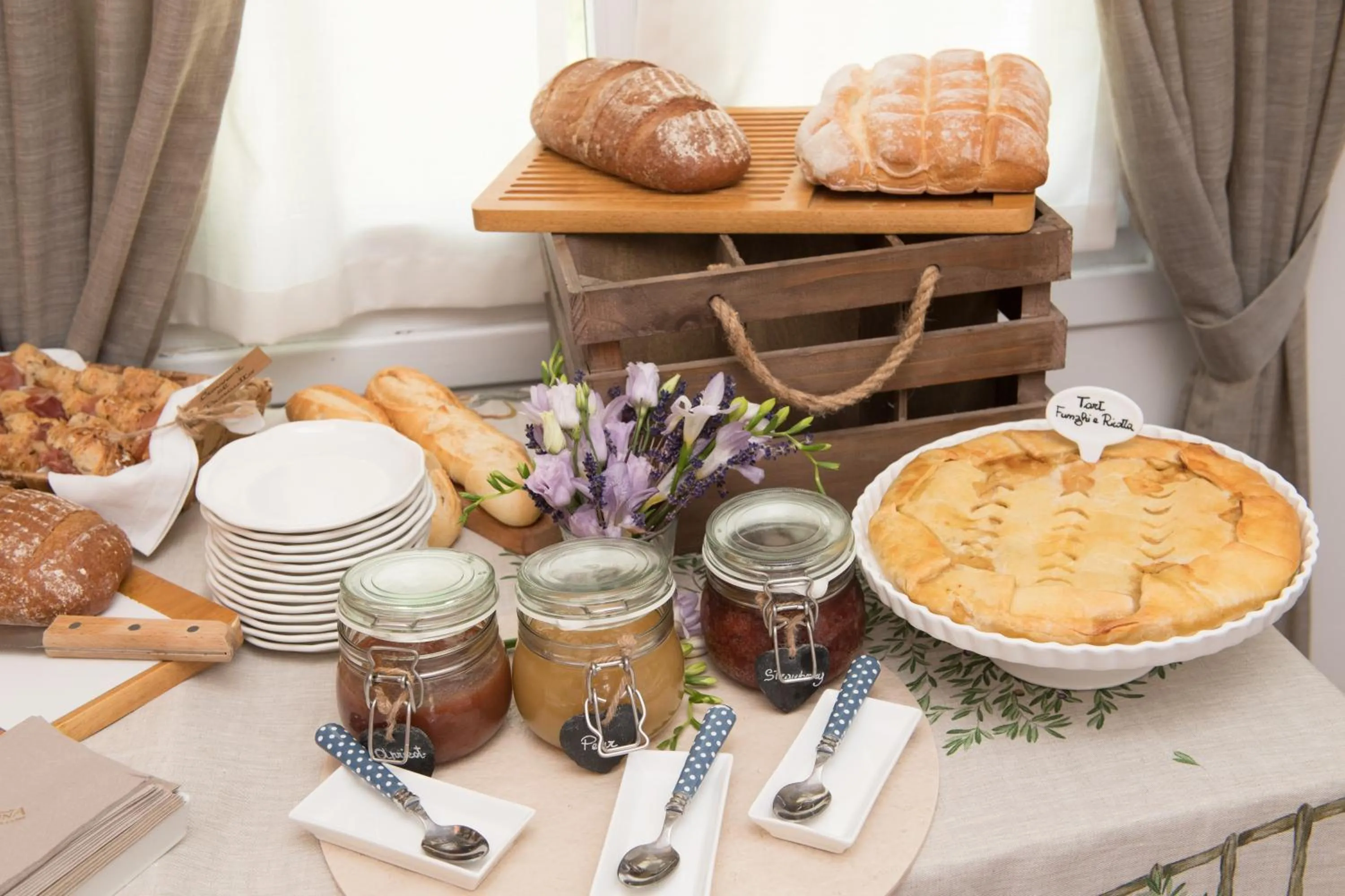 Food and drinks in B&B Villa Ines