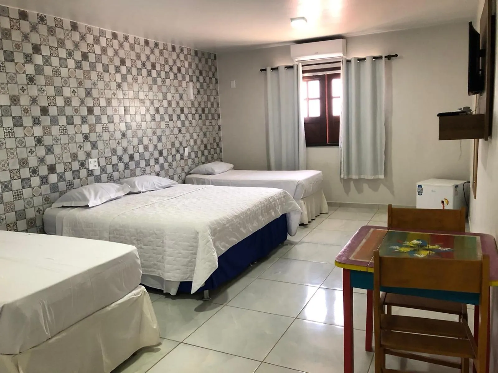 Bed in Pousada Murici