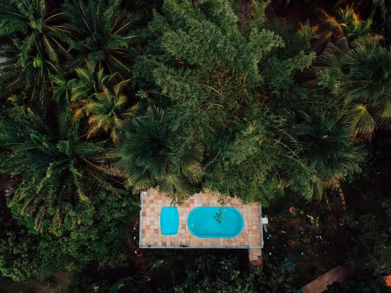 Bird's eye view in Pousada Murici