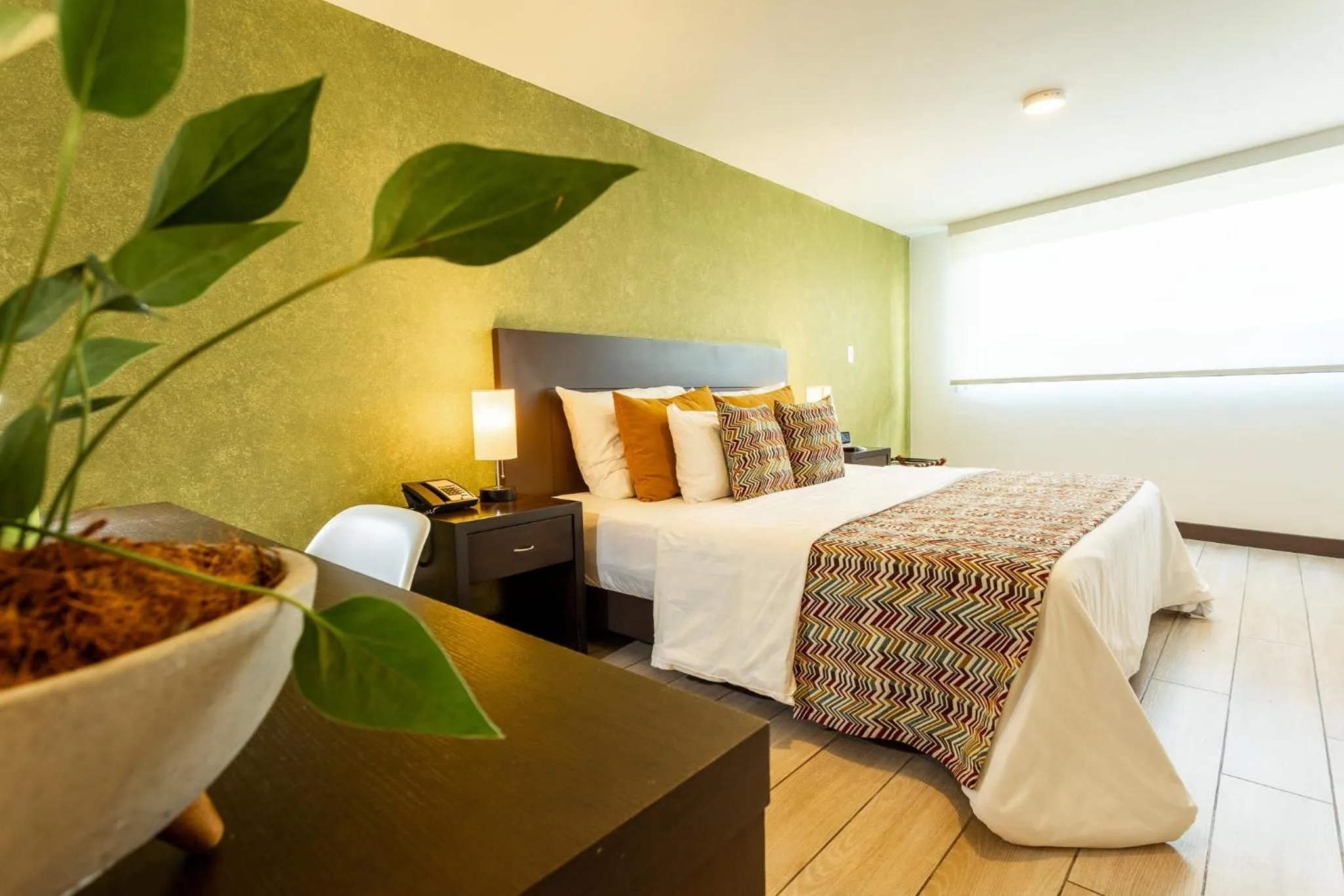 Bed in Hotel Carretero