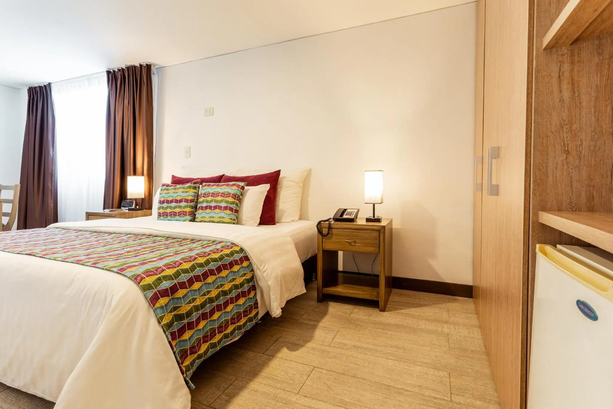 Bed in Hotel Carretero