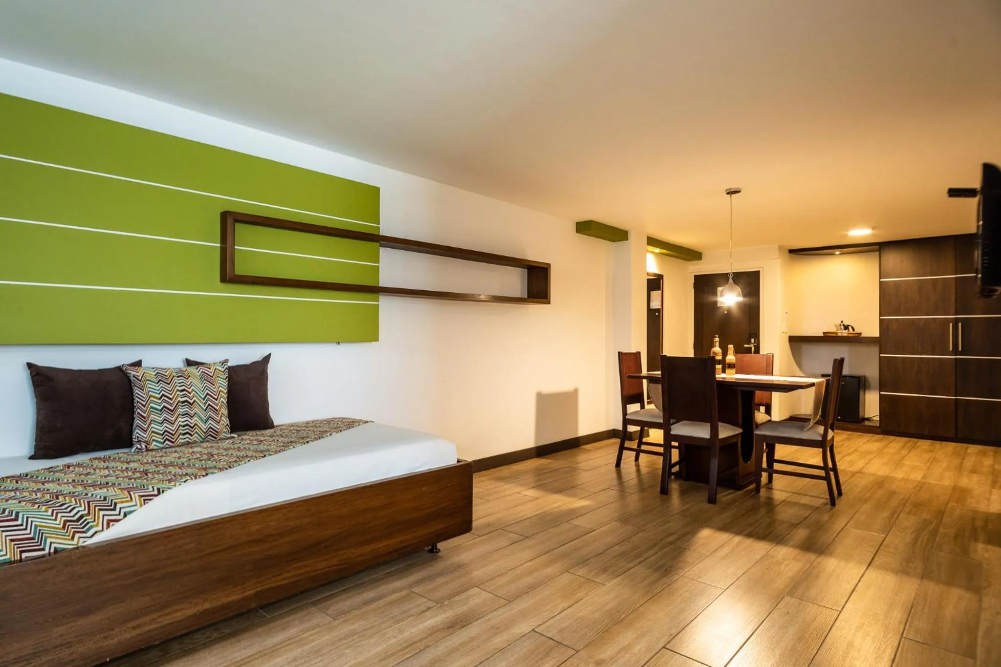 Bed in Hotel Carretero