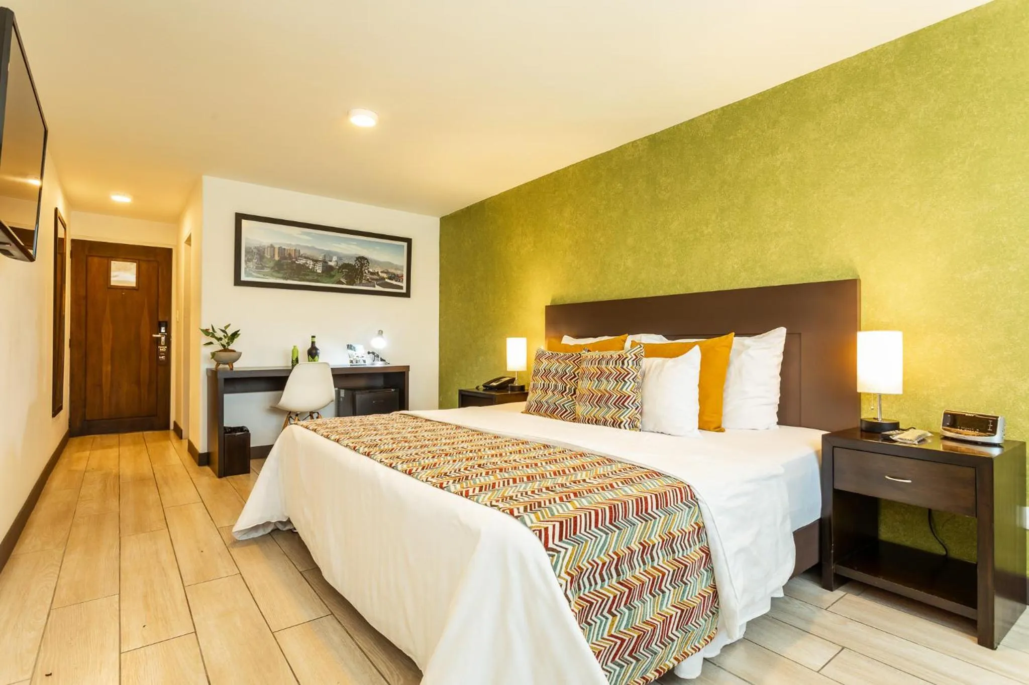 Bed in Hotel Carretero