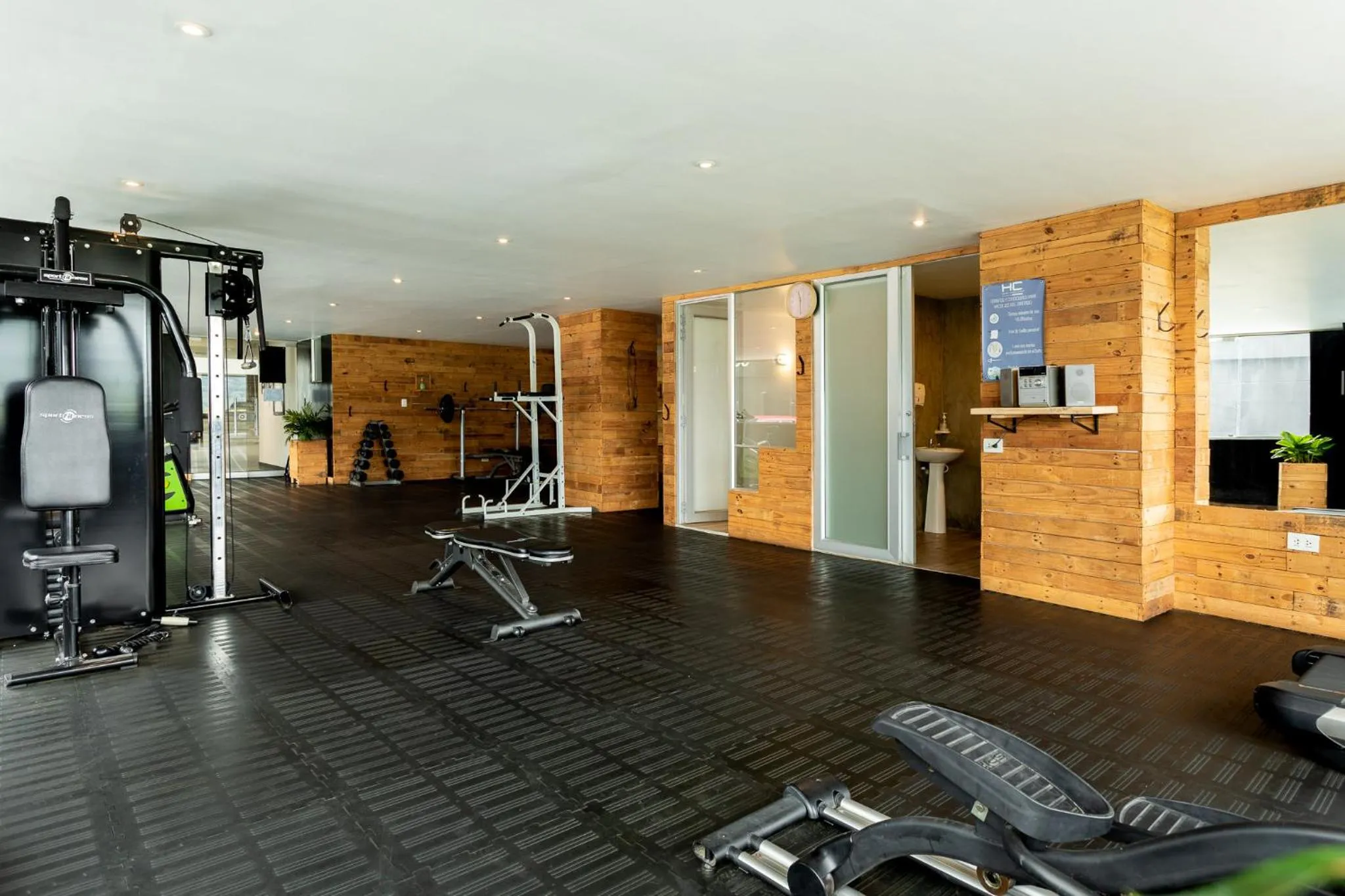 Fitness centre/facilities in Hotel Carretero
