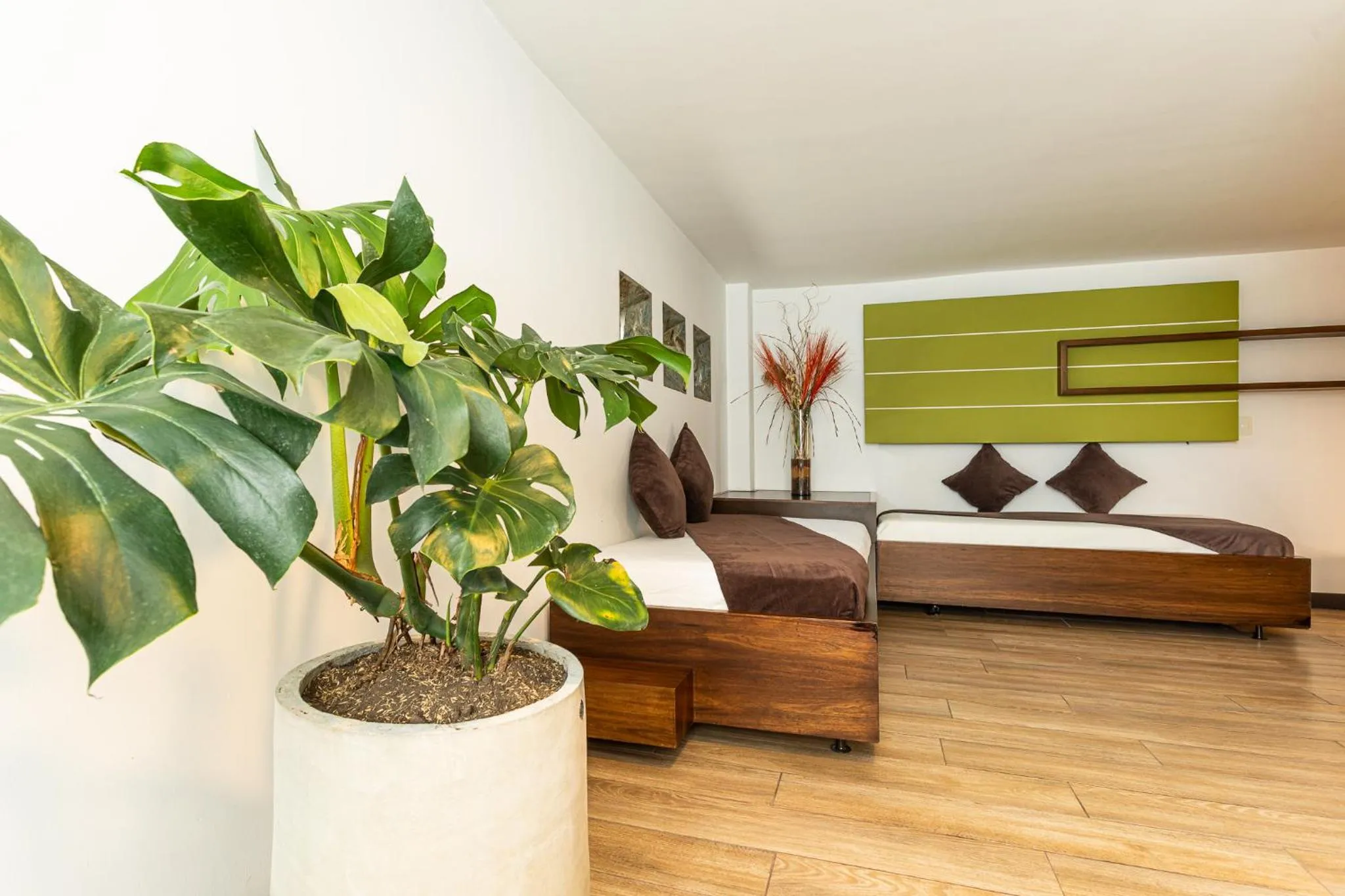 Bed in Hotel Carretero