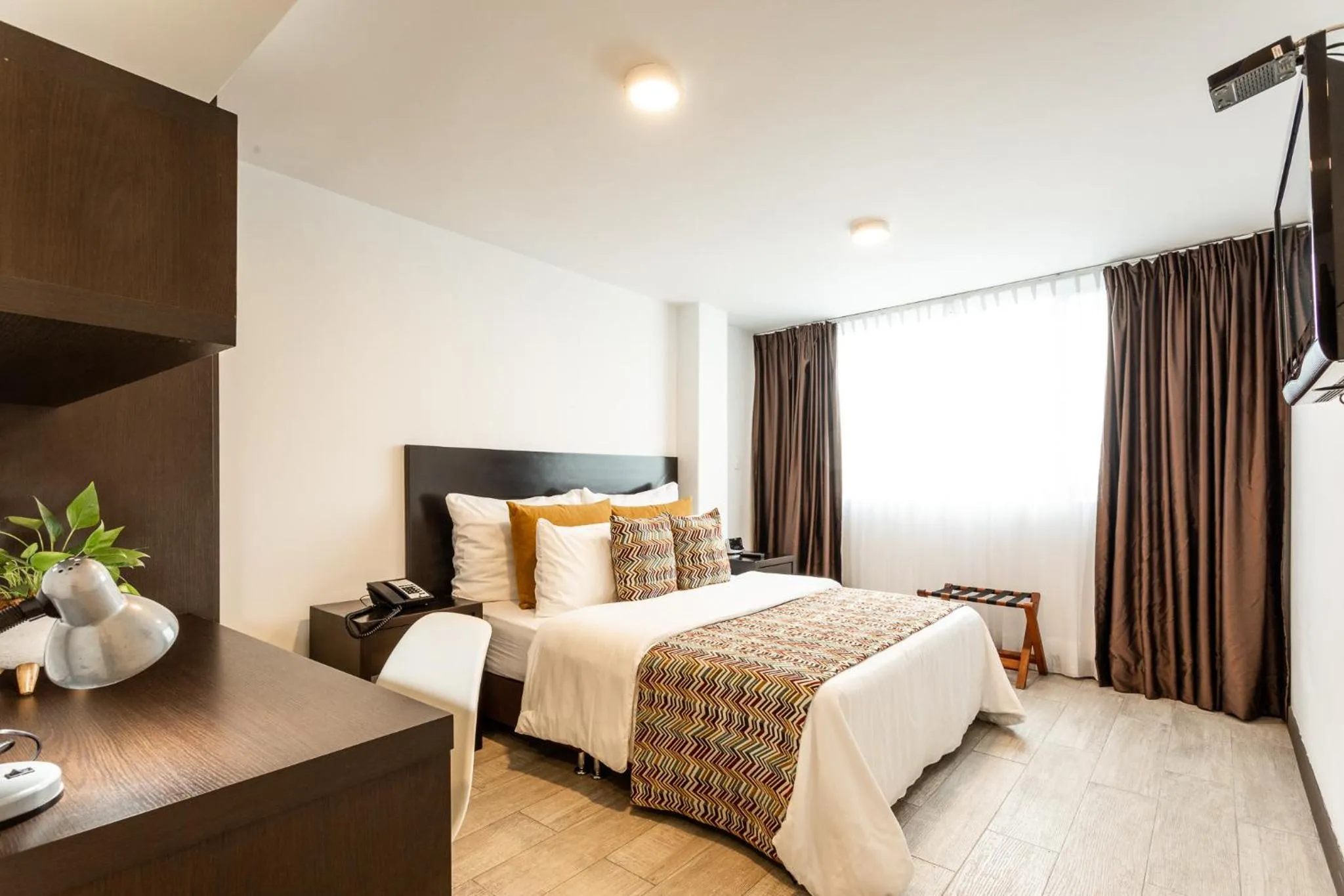 Bed in Hotel Carretero