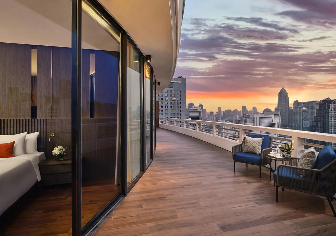 View (from property/room), Bed in Fraser Suites Sukhumvit Bangkok