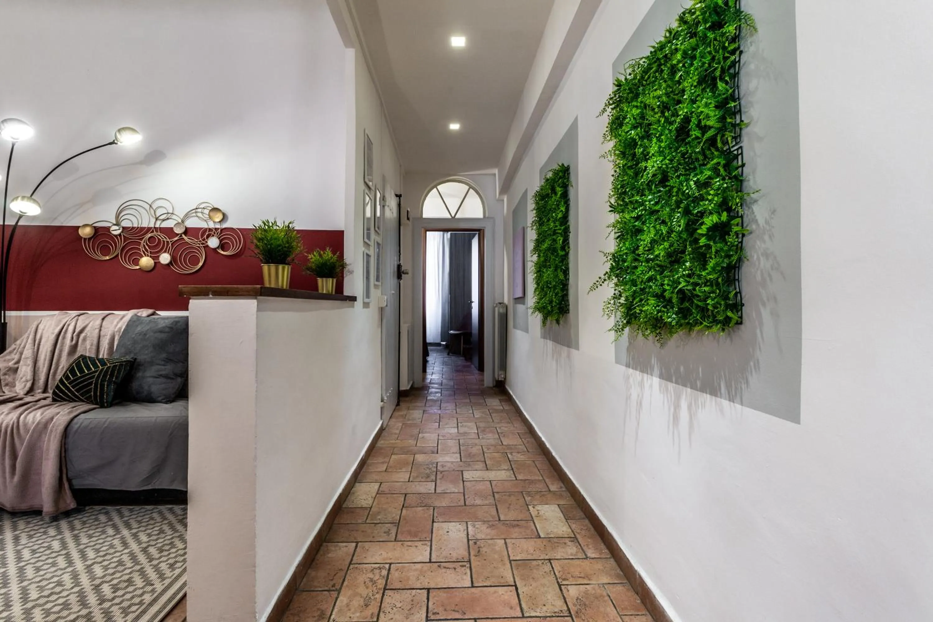 Seating area in Wine Apartments Florence Ansonica