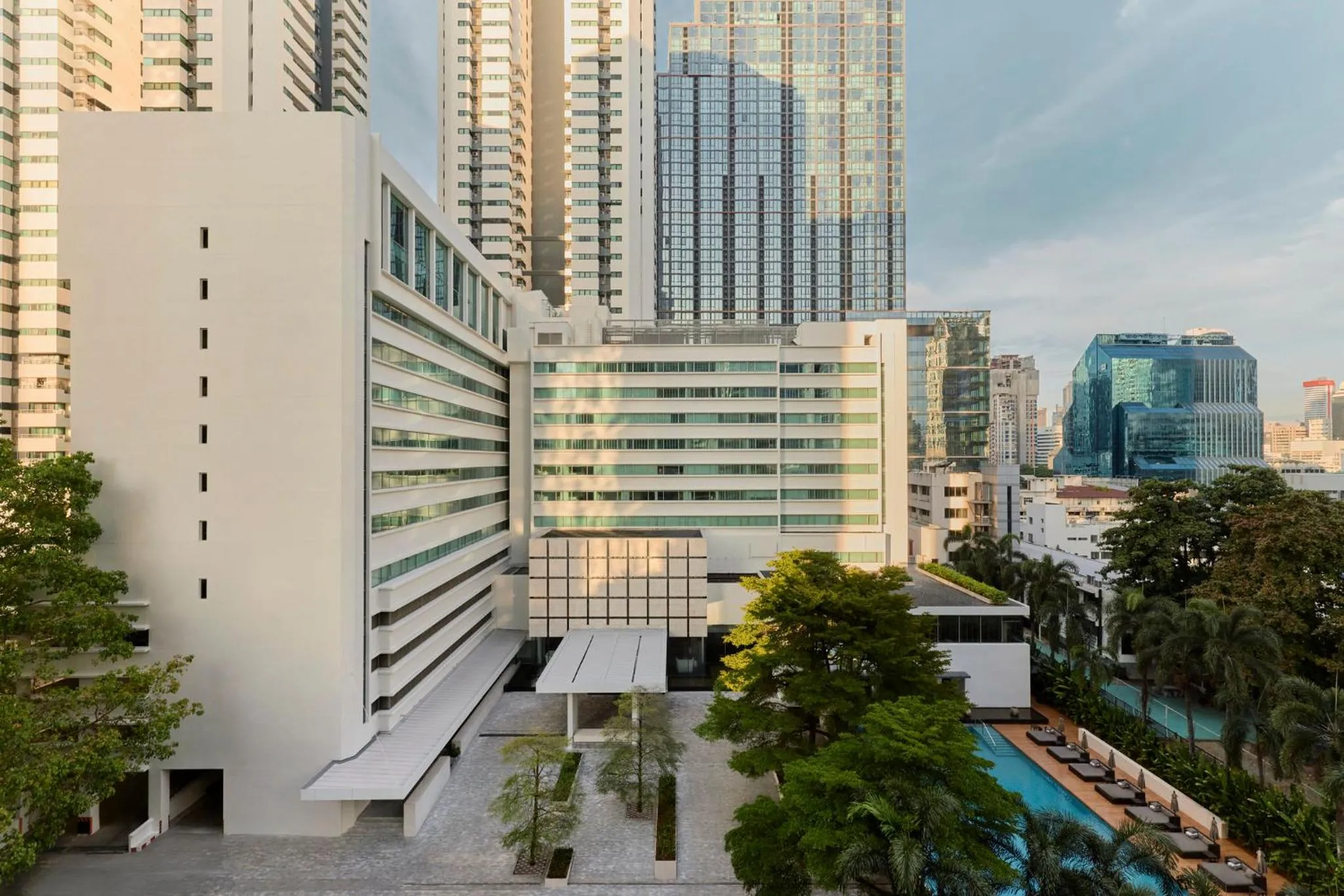 Bird's eye view in COMO Metropolitan Bangkok