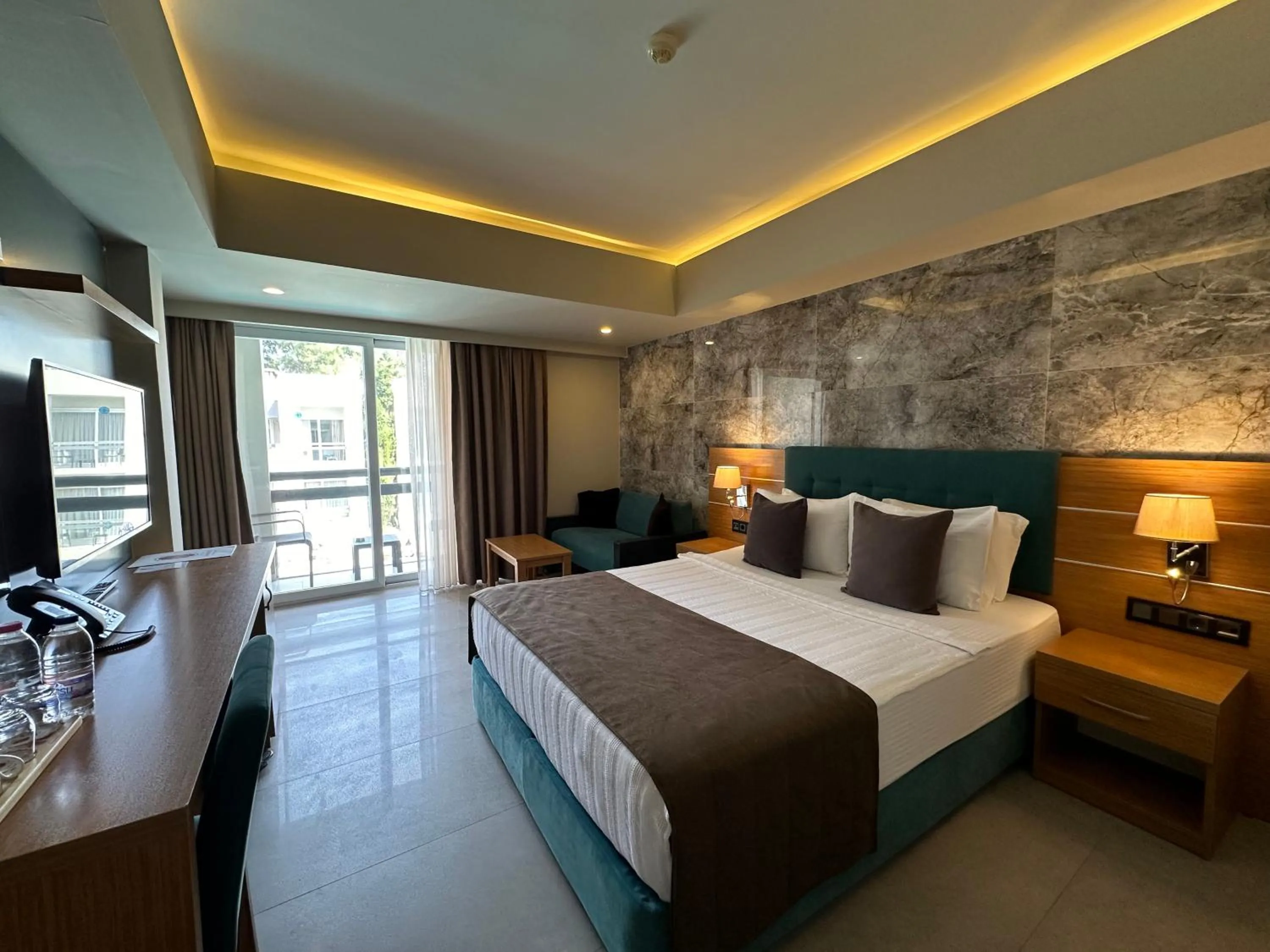 Bed in Hotel Ambrosia