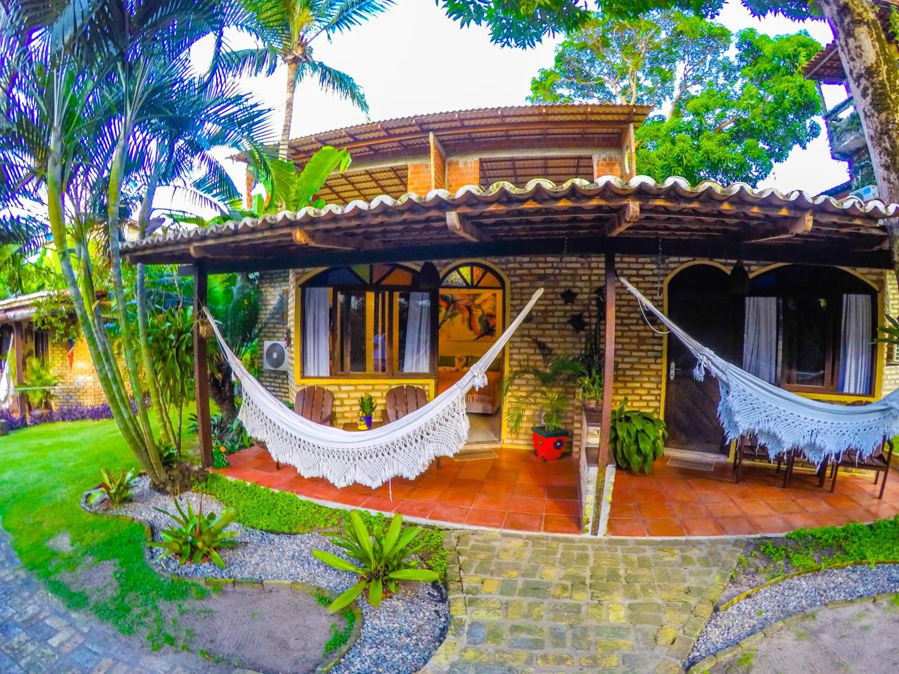 Balcony/Terrace in Pousada Oasis