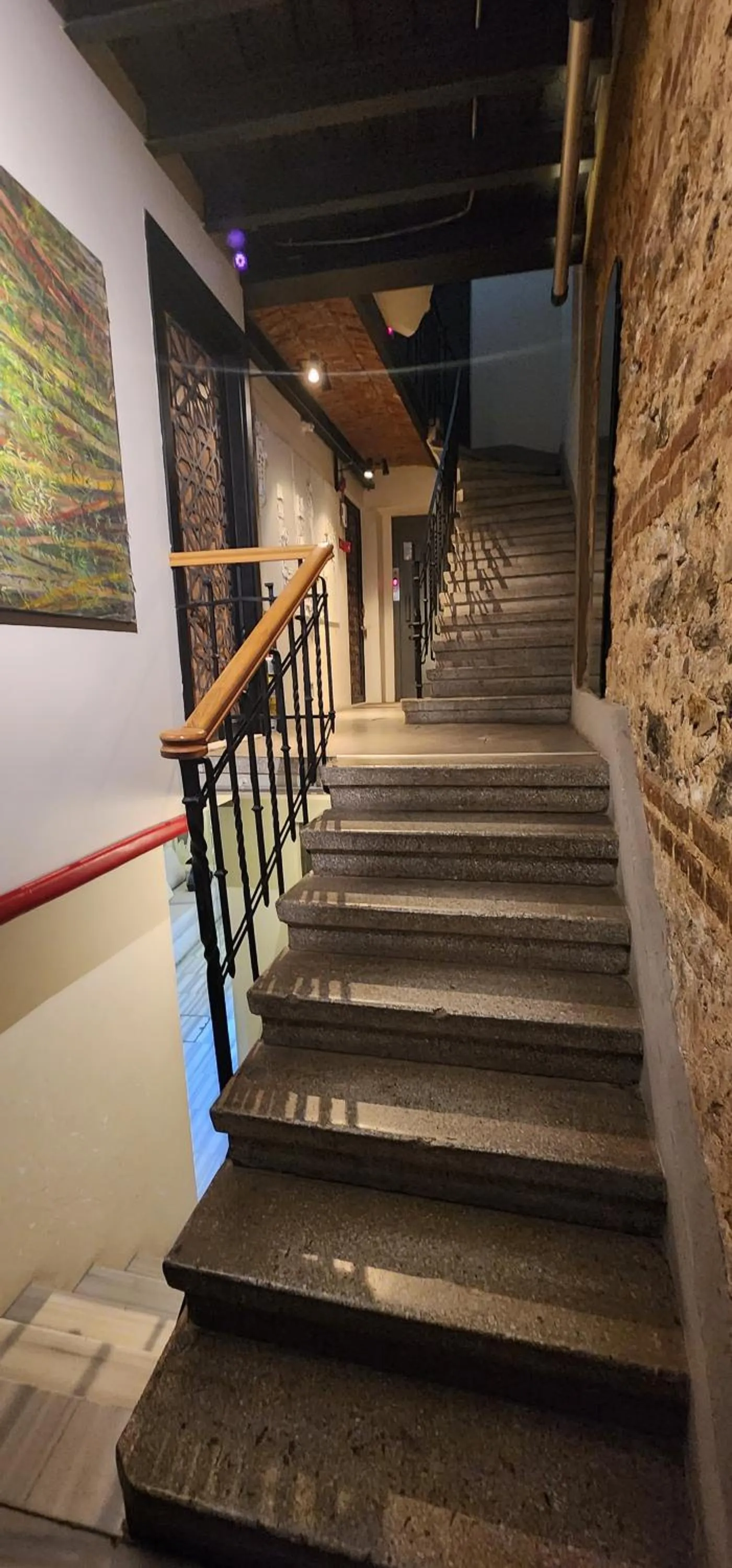 Decorative detail in Taksim Galata Tower, Rooms Galata Historical Hotel