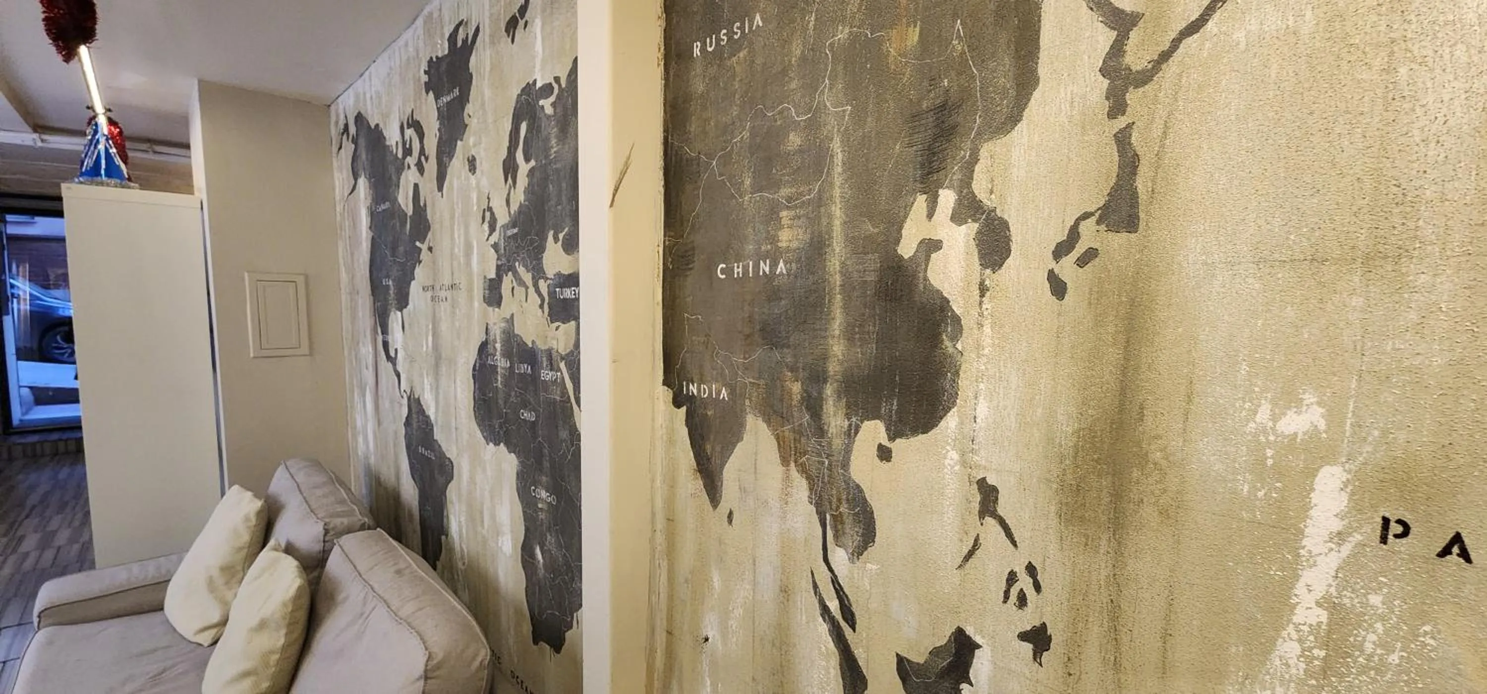 Decorative detail in Taksim Galata Tower, Rooms Galata Historical Hotel