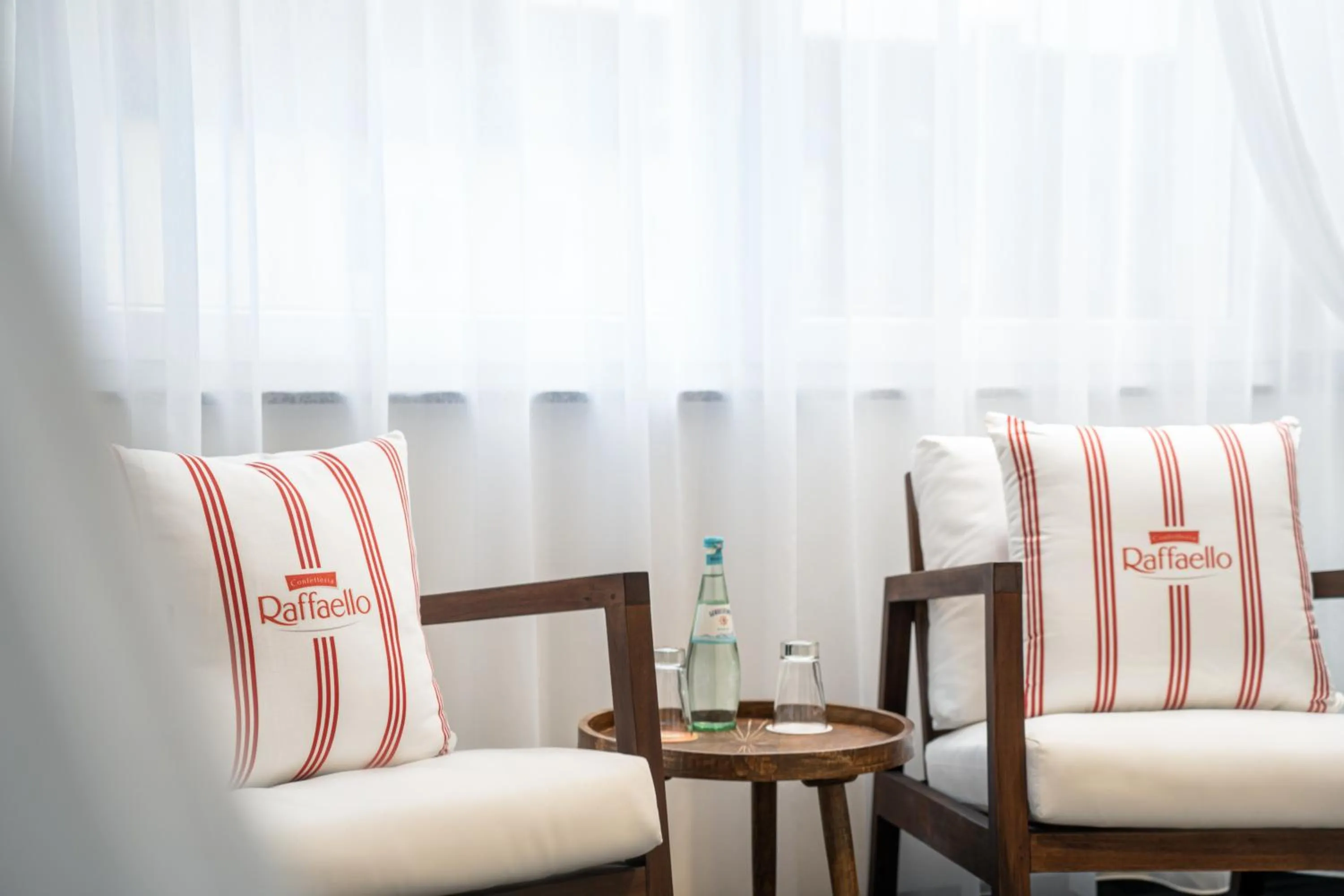 Seating area in Food Hotel