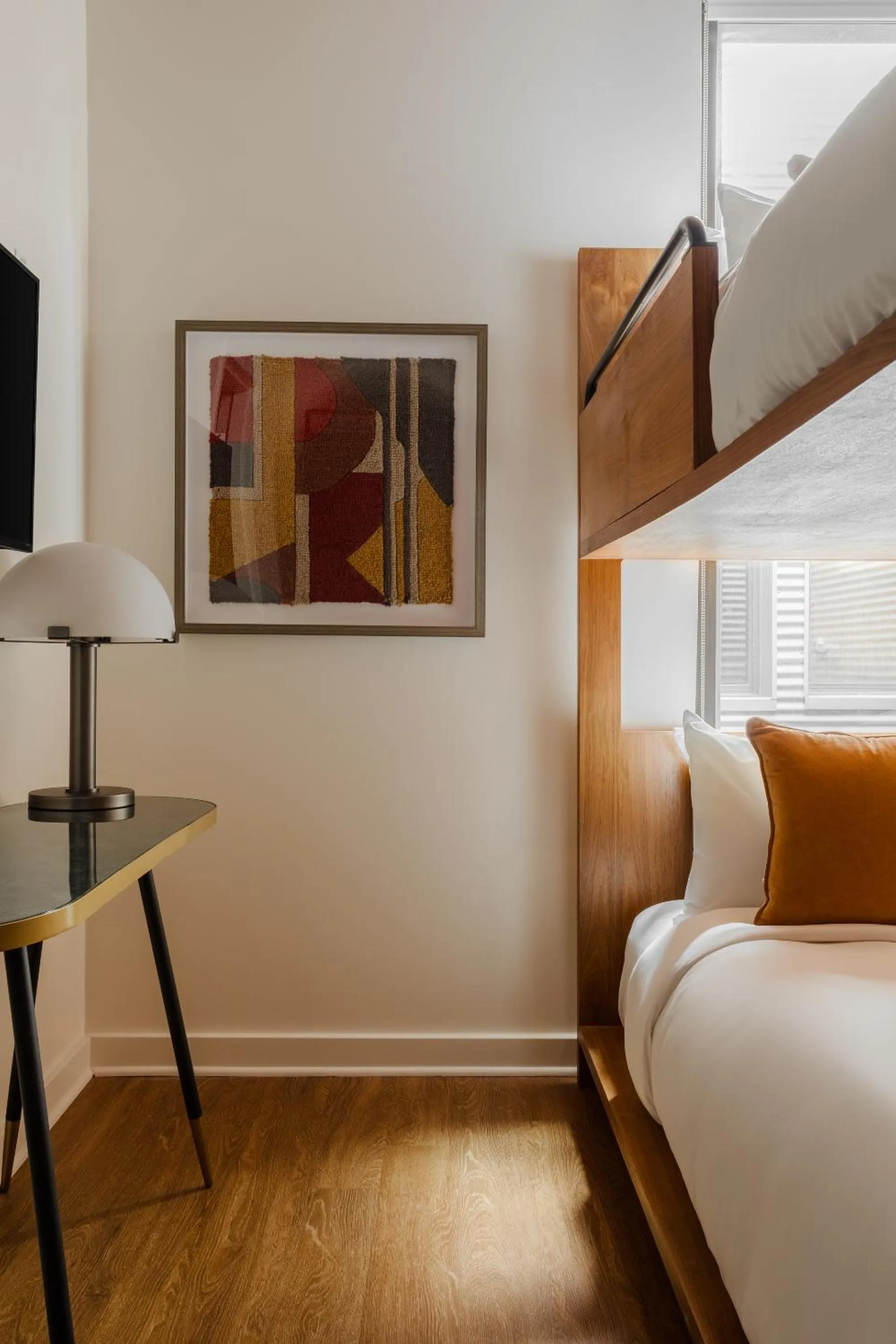 Bed in FOUND Hotel Chicago River North