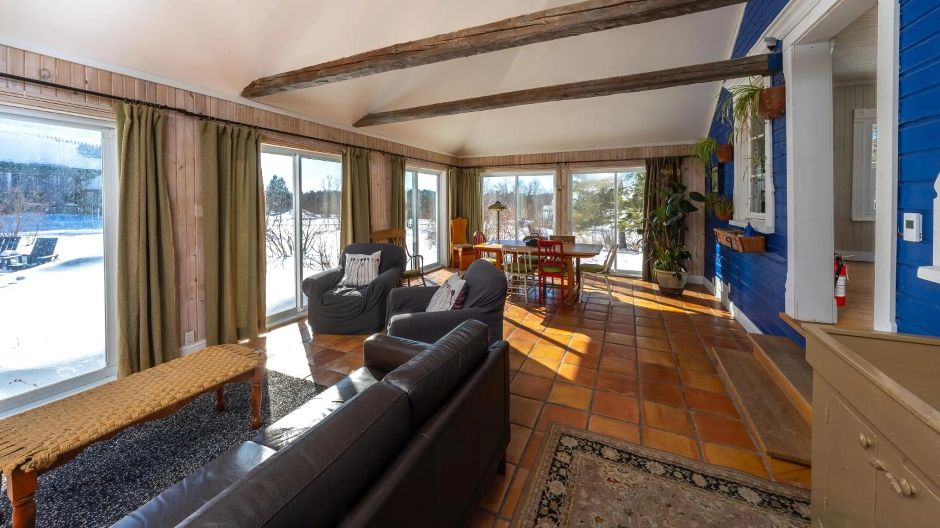 Living room in Le Baluchon Éco-villégiature