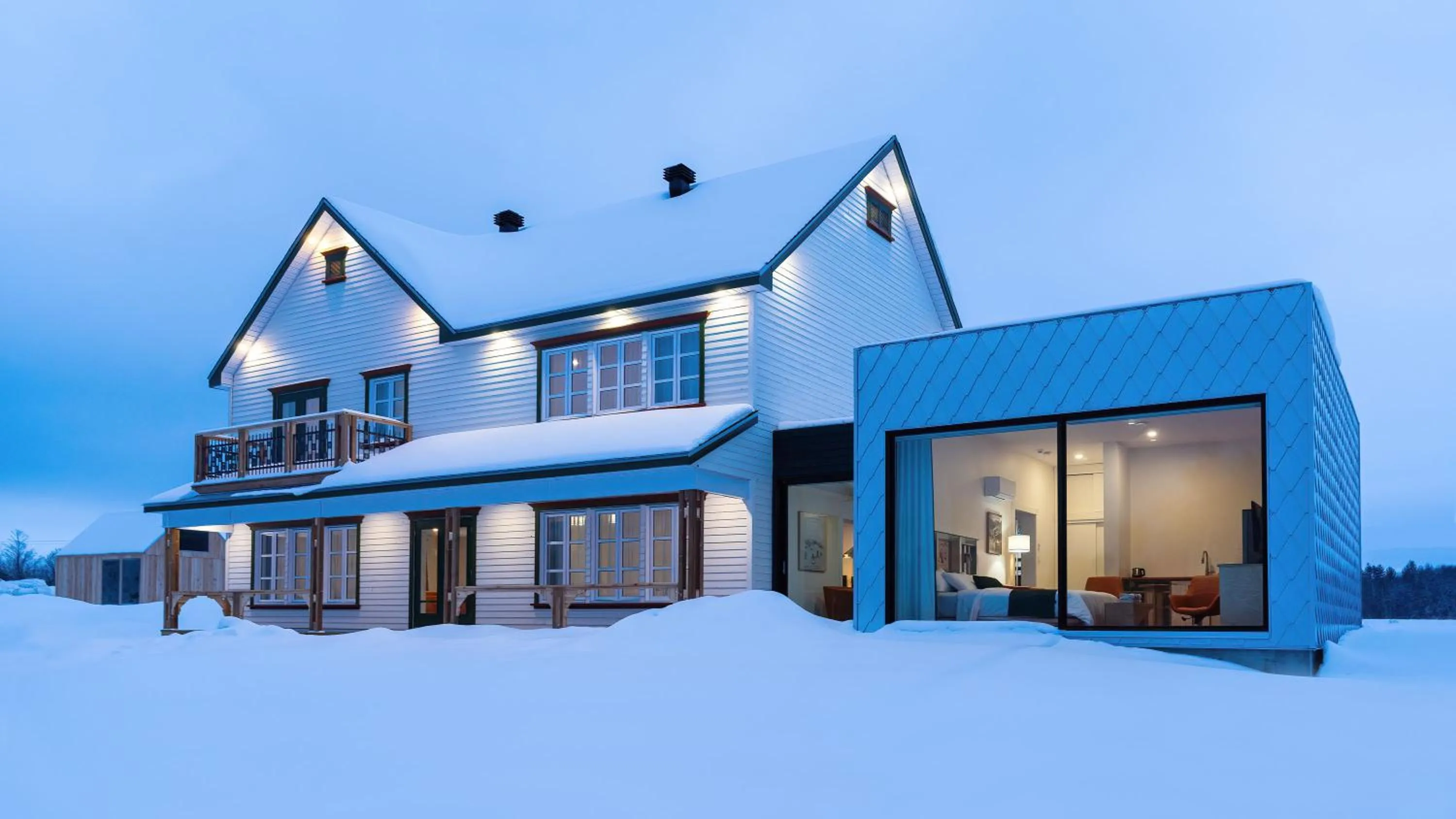 Natural landscape in Le Baluchon Éco-villégiature