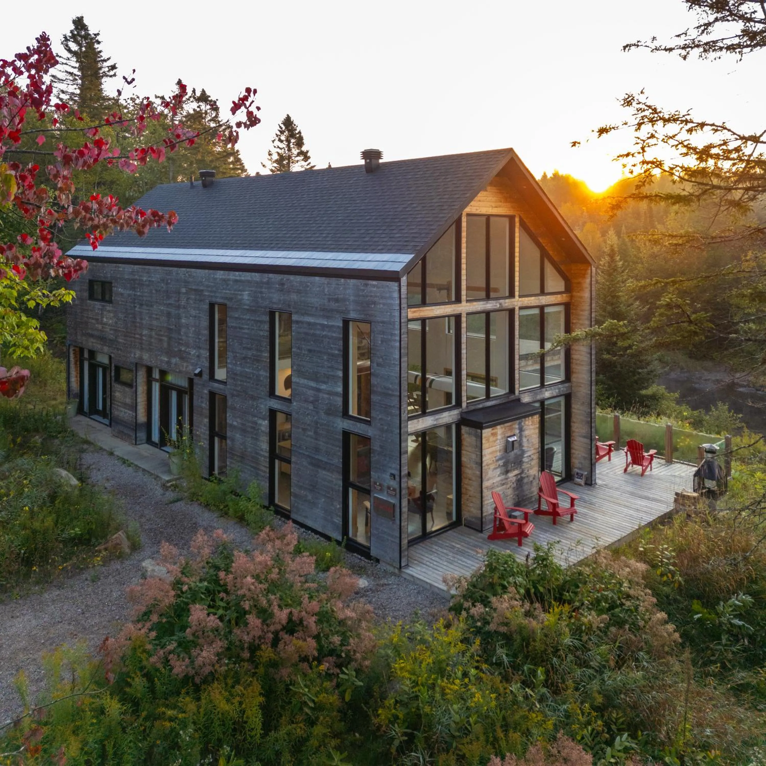 Natural landscape in Le Baluchon Éco-villégiature