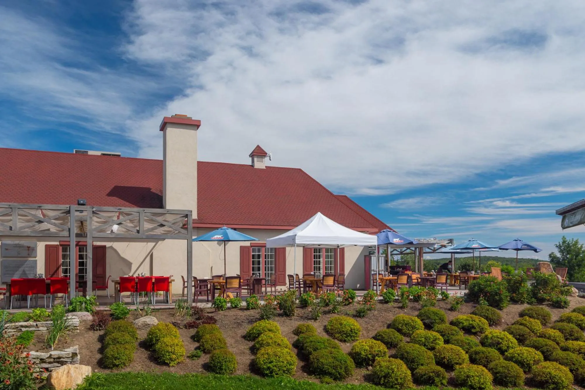 Balcony/Terrace in Le Baluchon Éco-villégiature