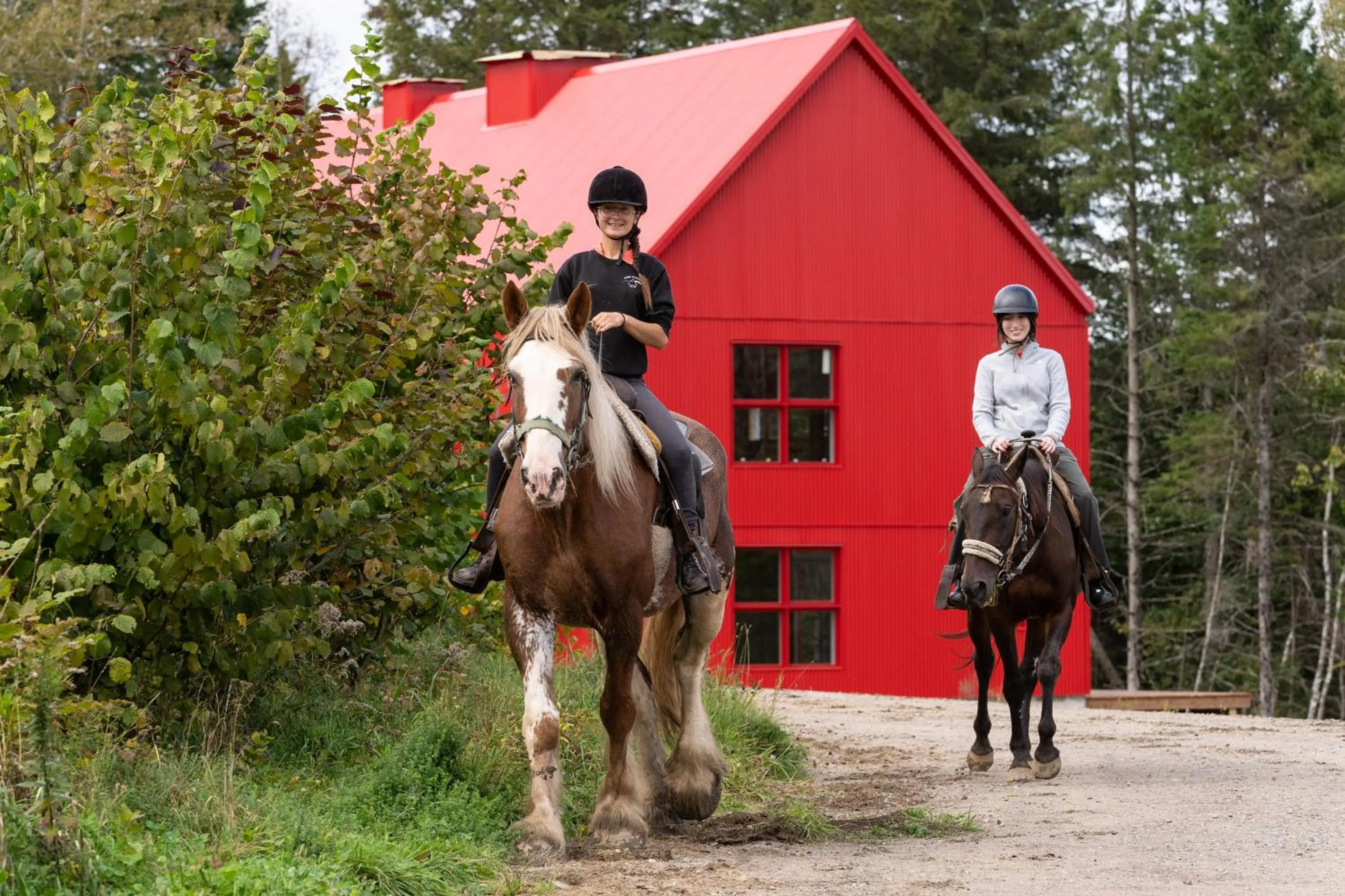 Natural landscape in Le Baluchon Éco-villégiature