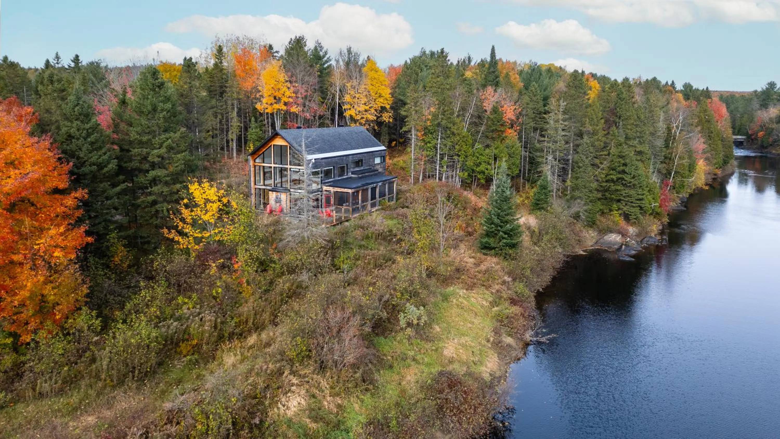 Natural landscape in Le Baluchon Éco-villégiature