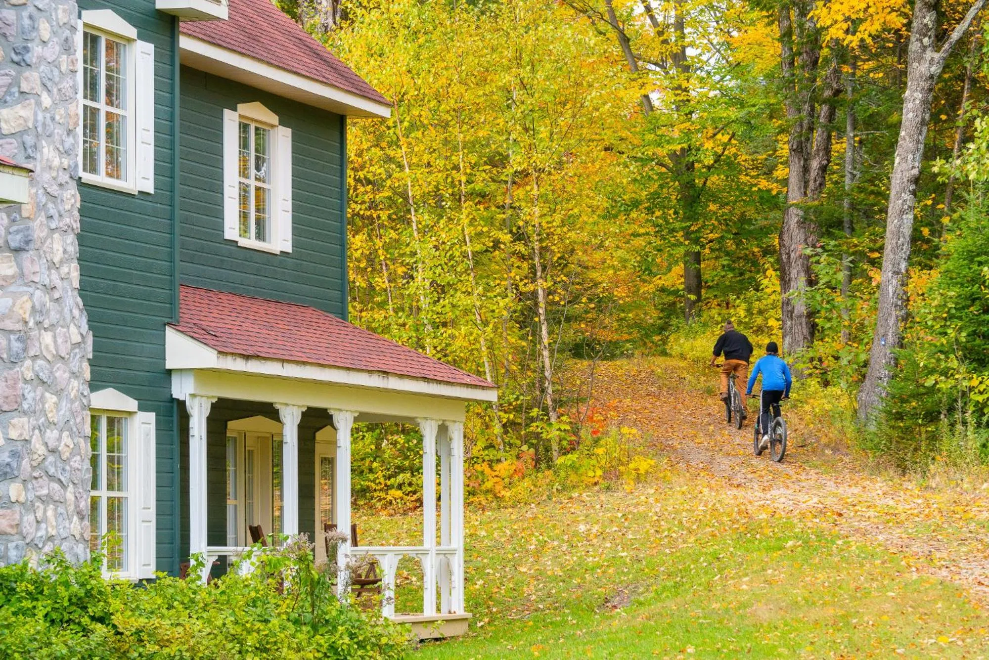 Natural landscape in Le Baluchon Éco-villégiature