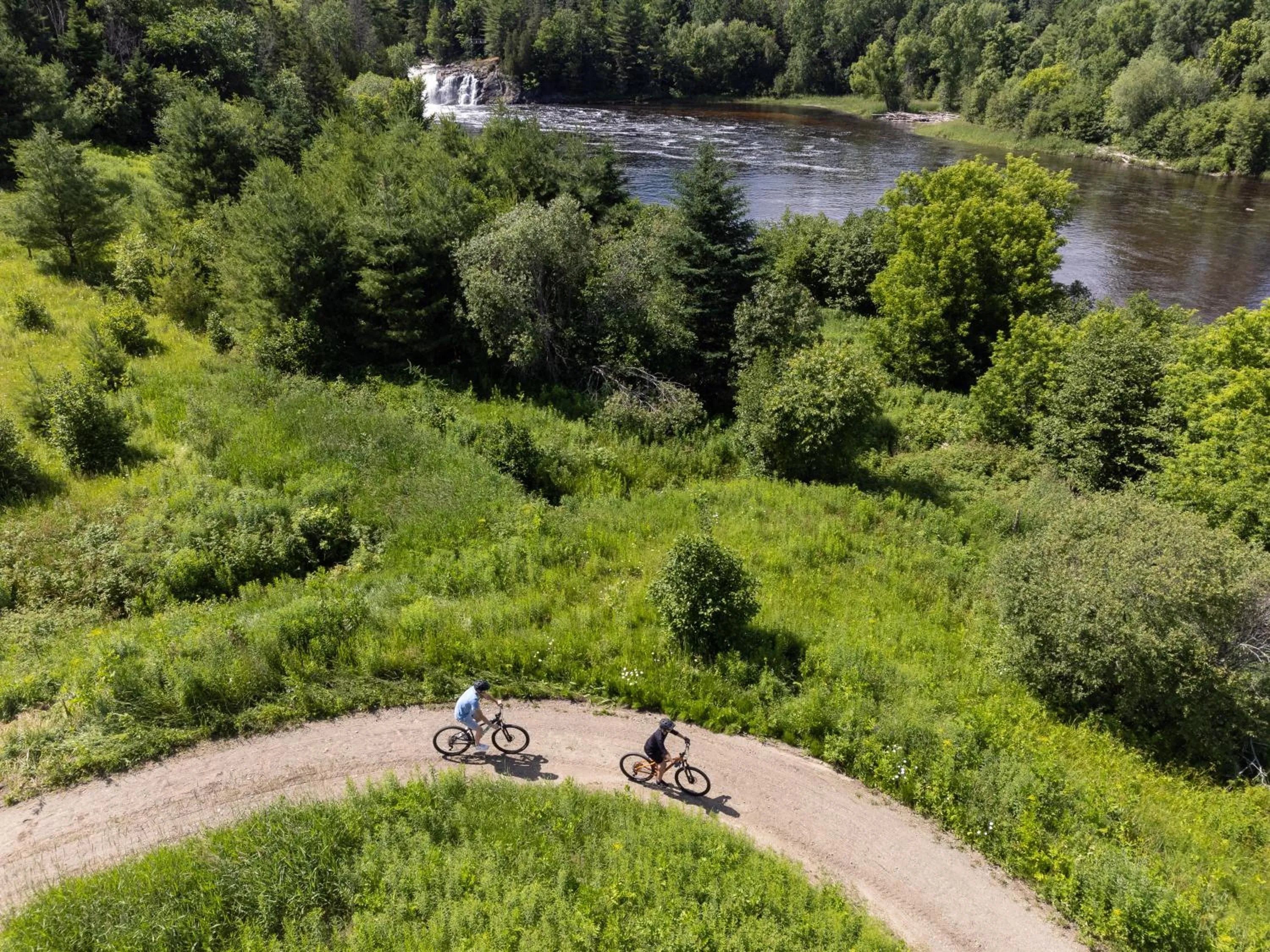 Natural landscape in Le Baluchon Éco-villégiature