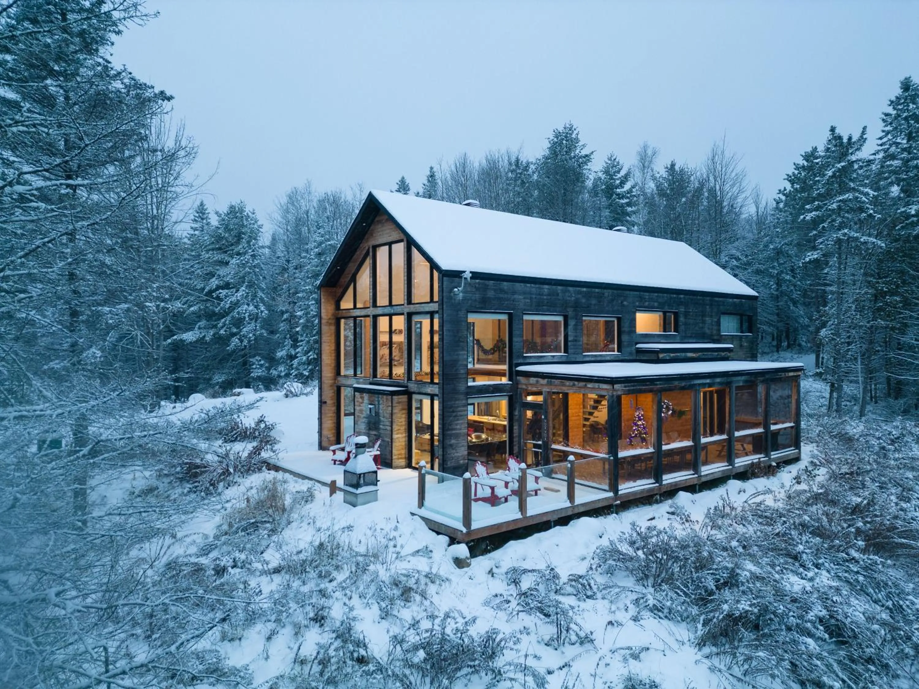 Patio in Le Baluchon Éco-villégiature