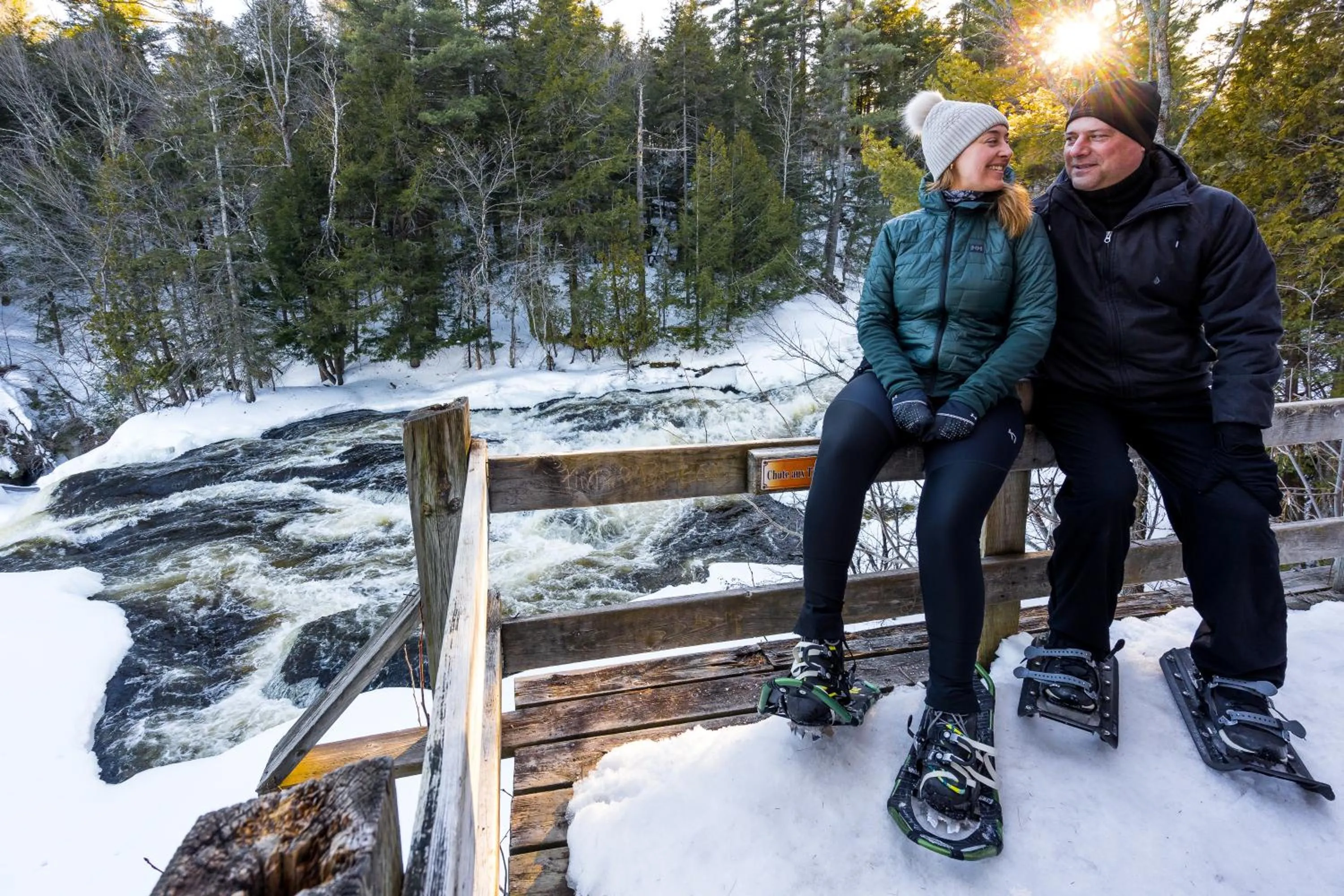 Natural landscape in Le Baluchon Éco-villégiature