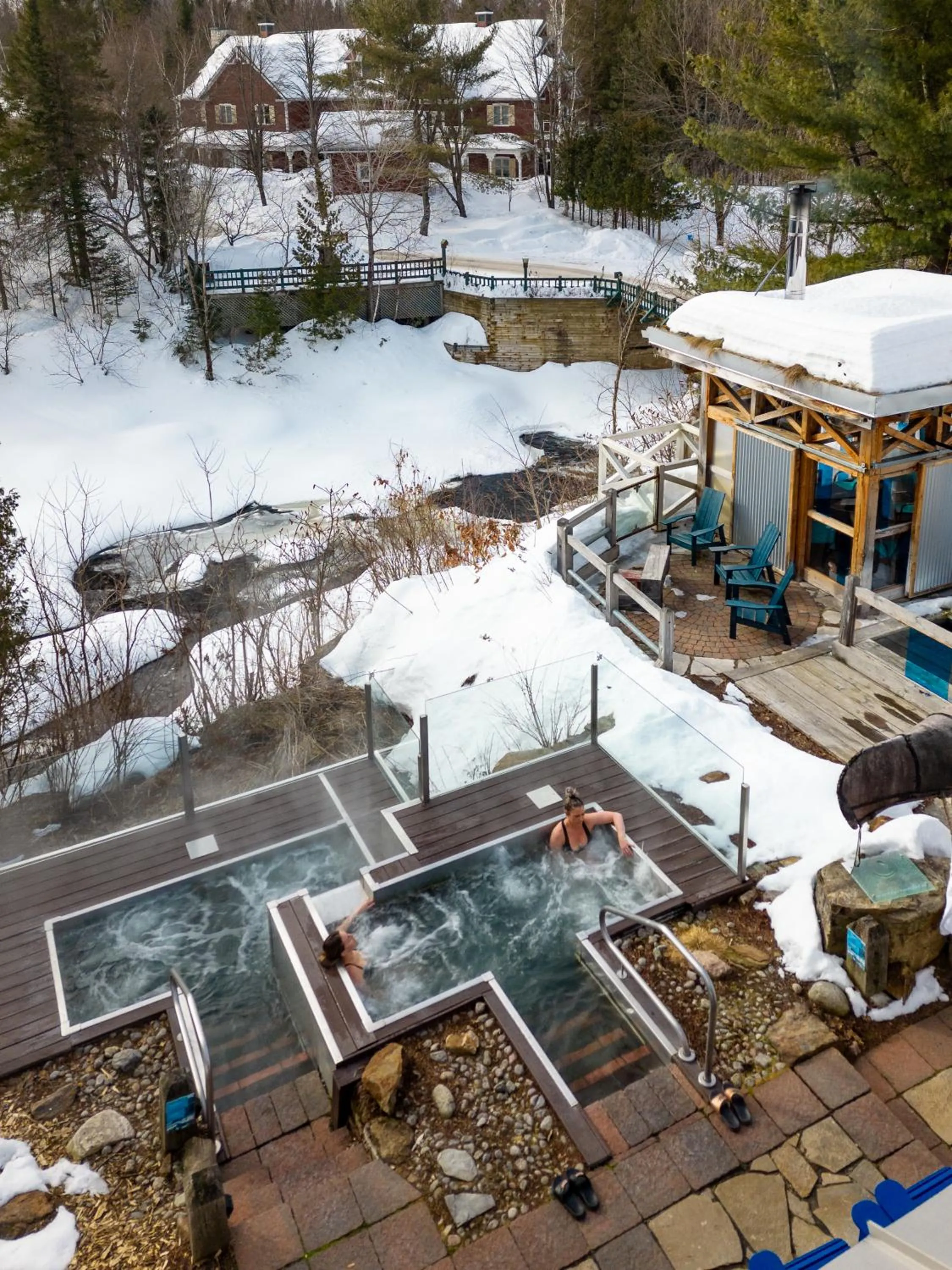 Spa and wellness centre/facilities in Le Baluchon Éco-villégiature