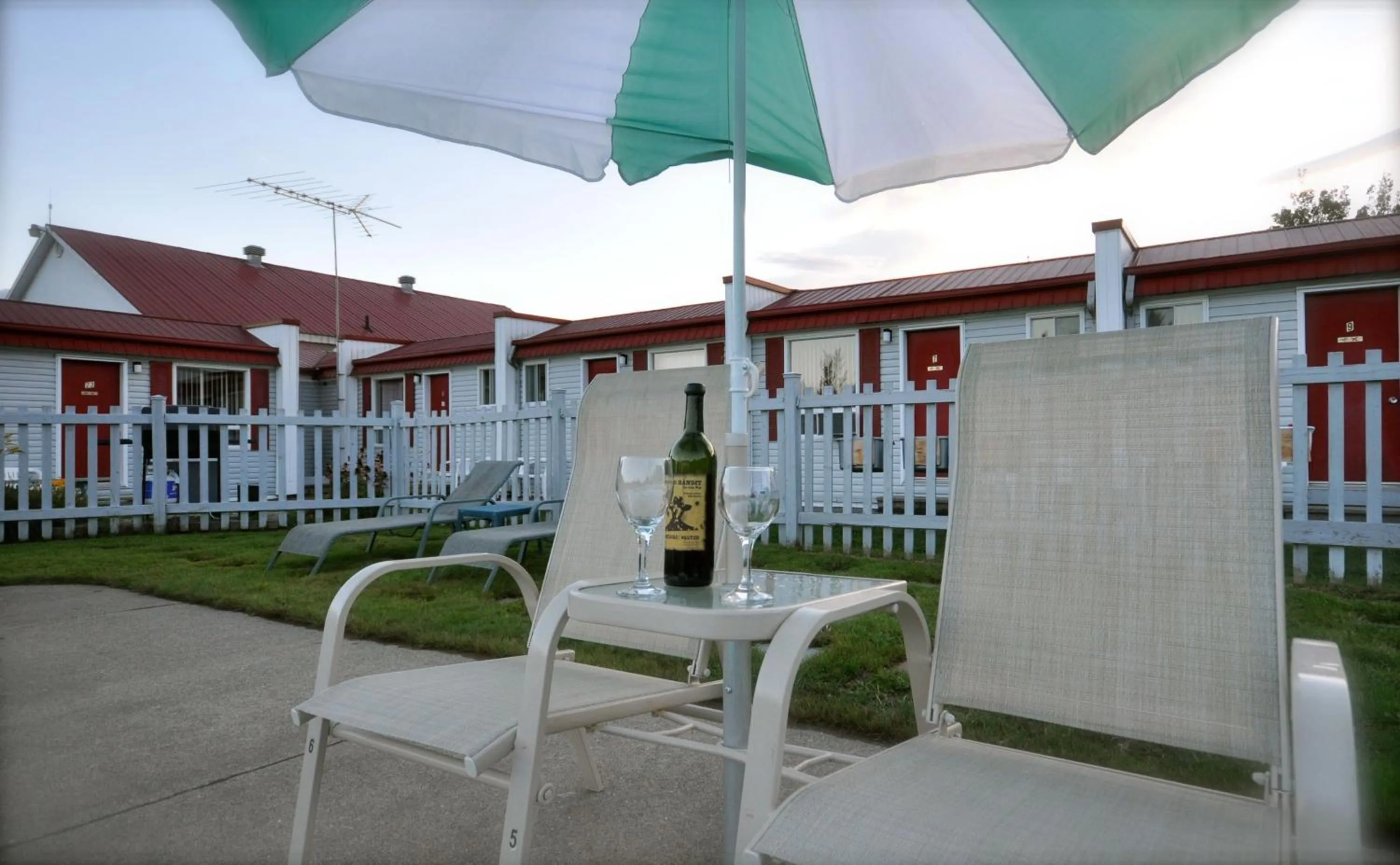 Balcony/Terrace in Motel de la Pente Douce