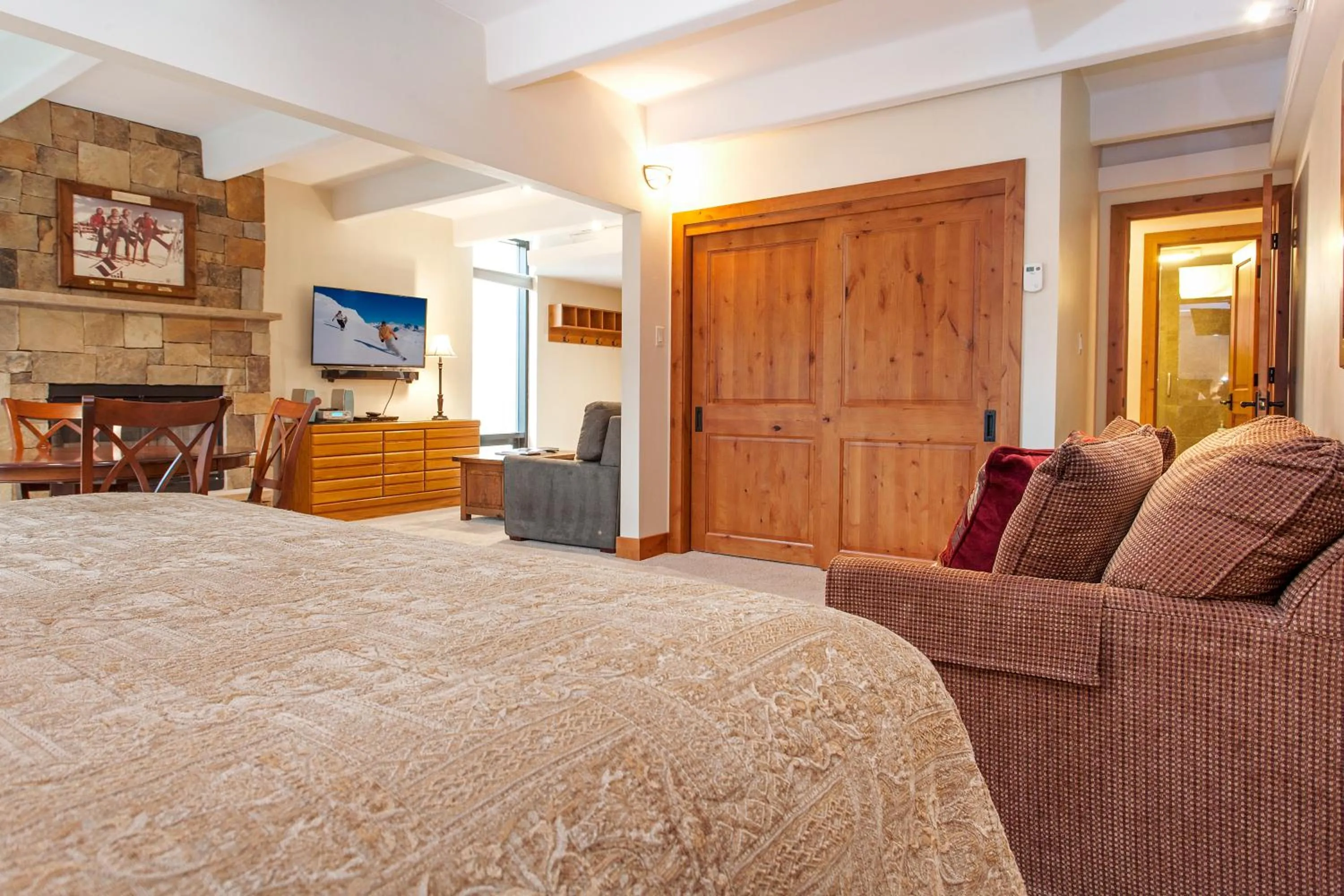 Bed in Antlers at Vail Resort