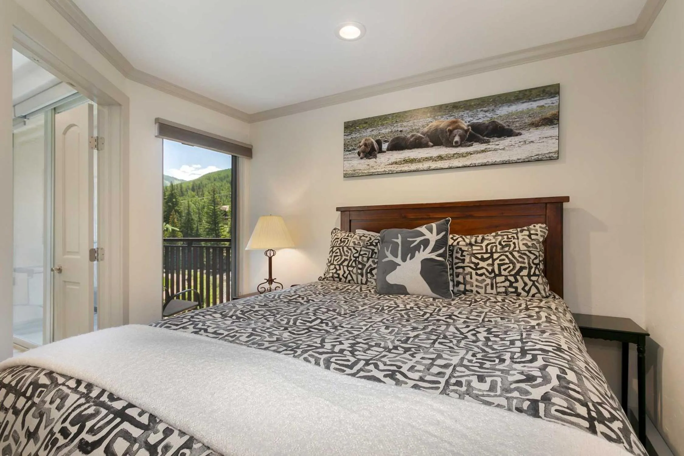 Bed in Antlers at Vail Resort