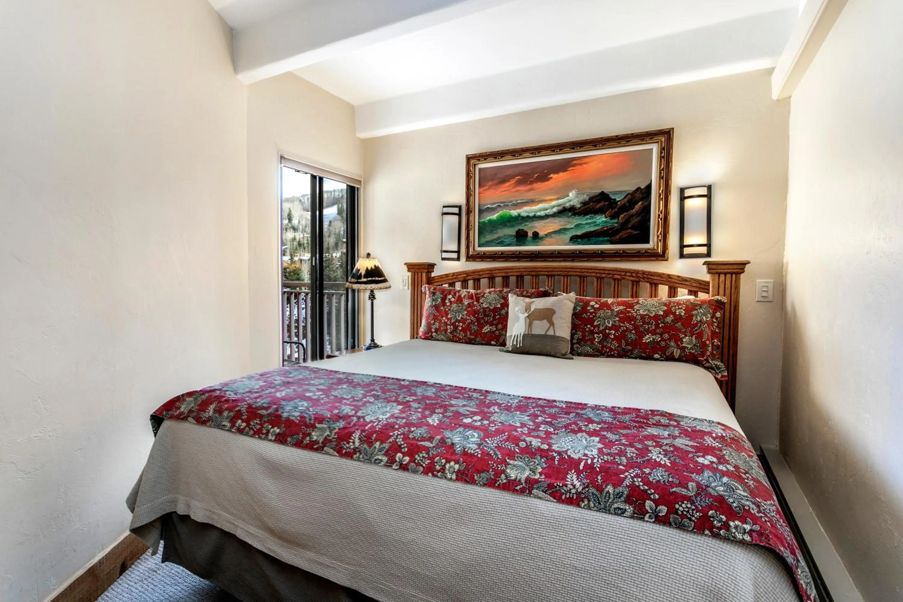 Bed in Antlers at Vail Resort