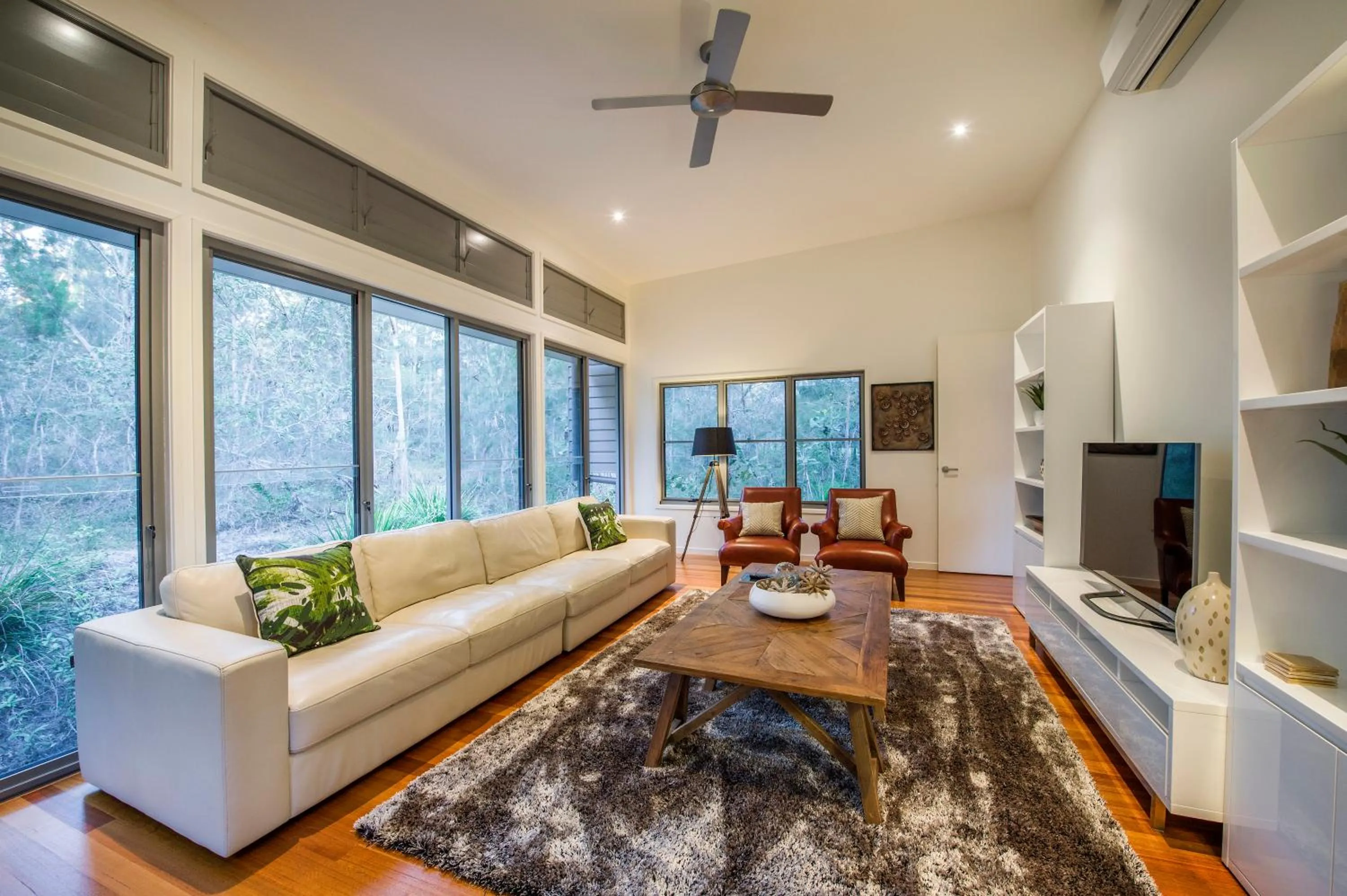 Living room in Beach Road Holiday Homes