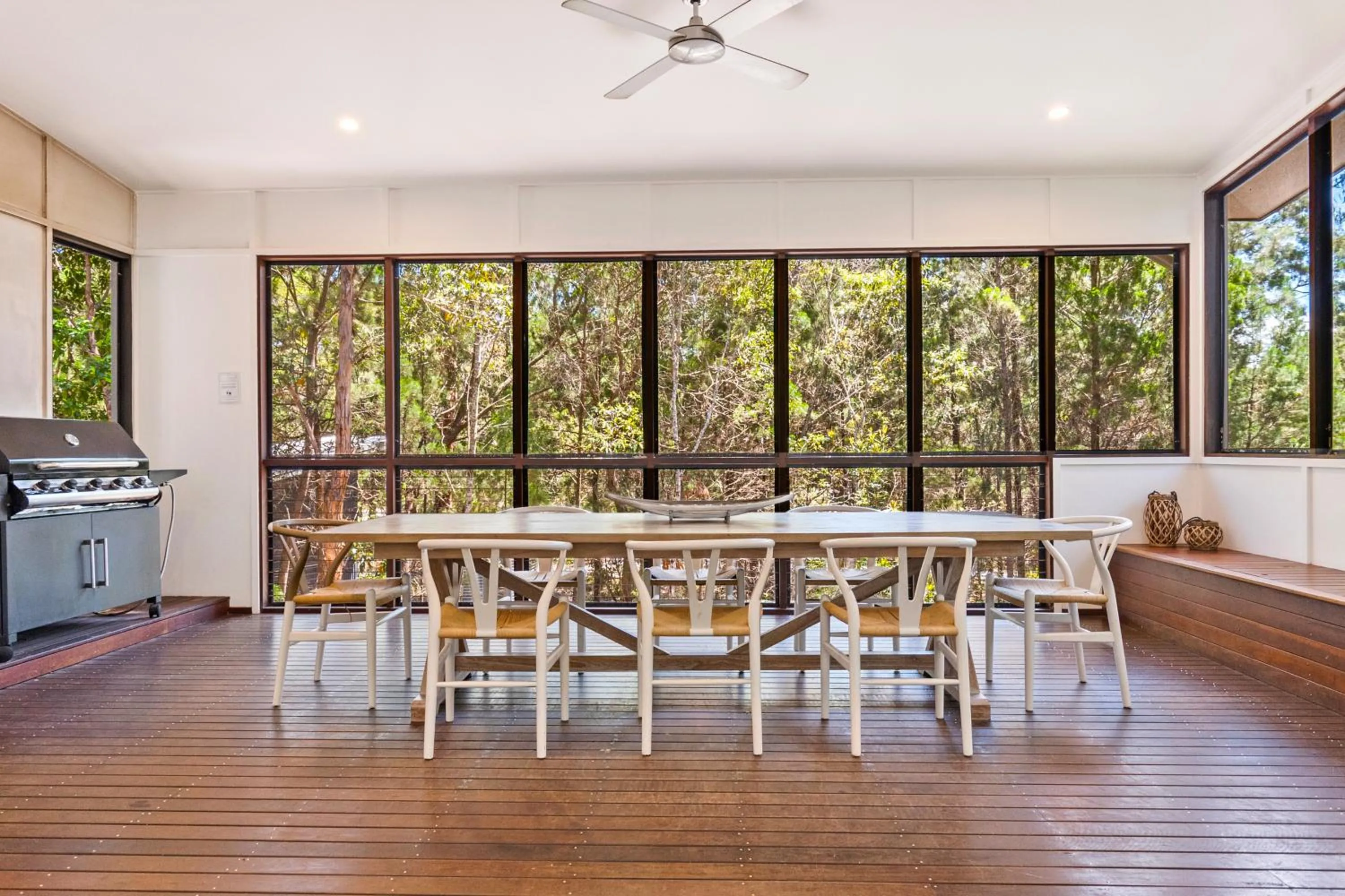 Patio in Beach Road Holiday Homes
