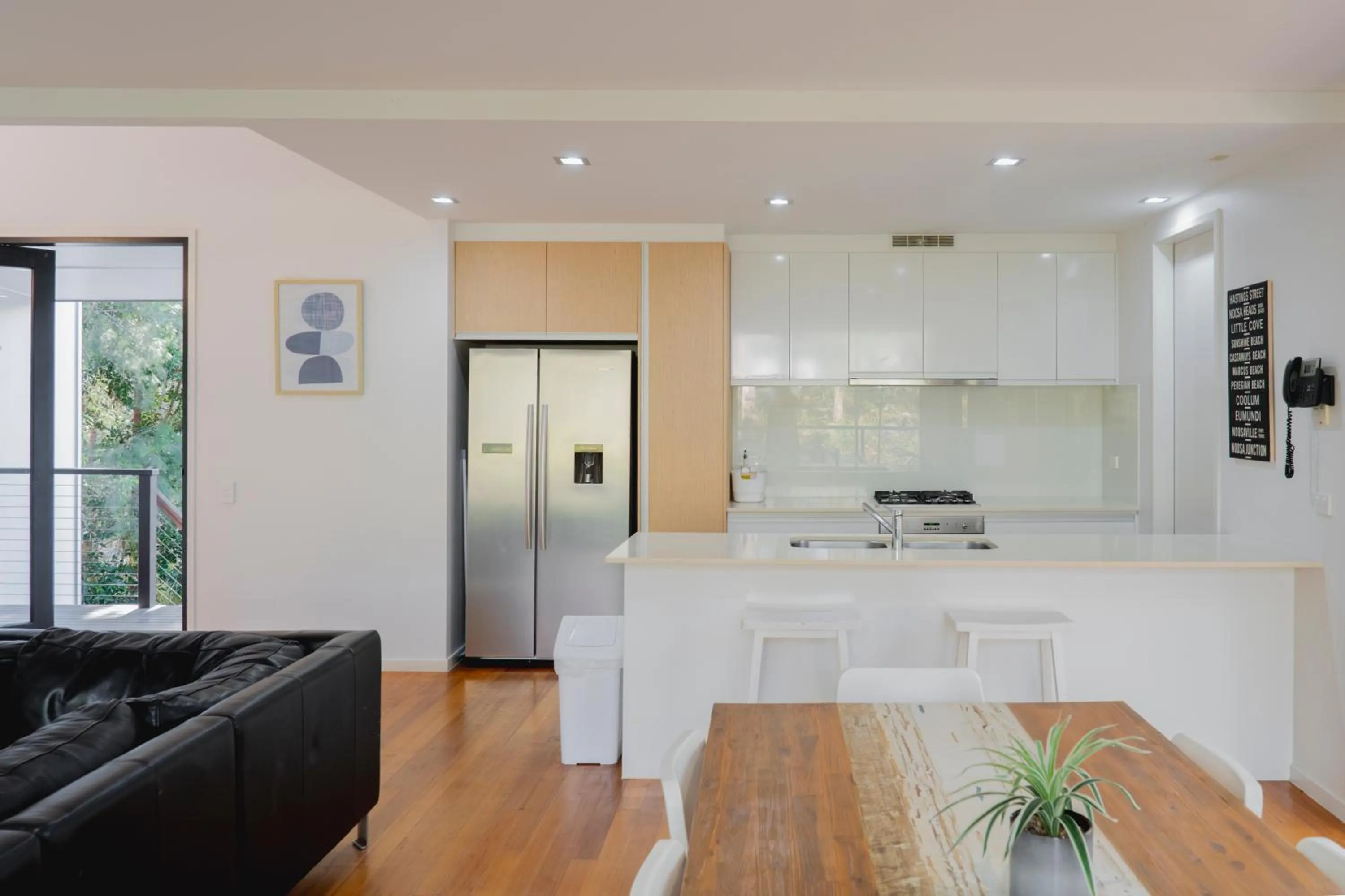 kitchen in Beach Road Holiday Homes