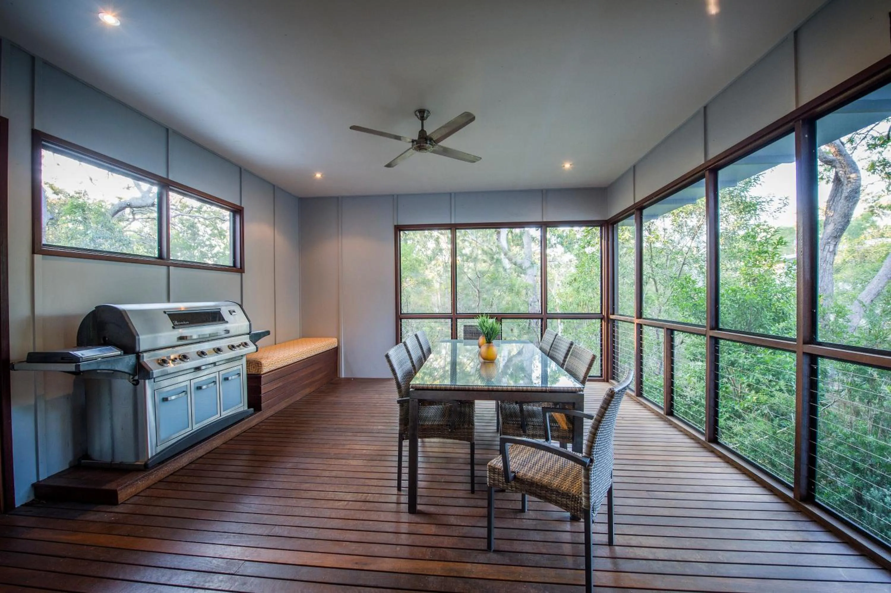 BBQ facilities in Beach Road Holiday Homes