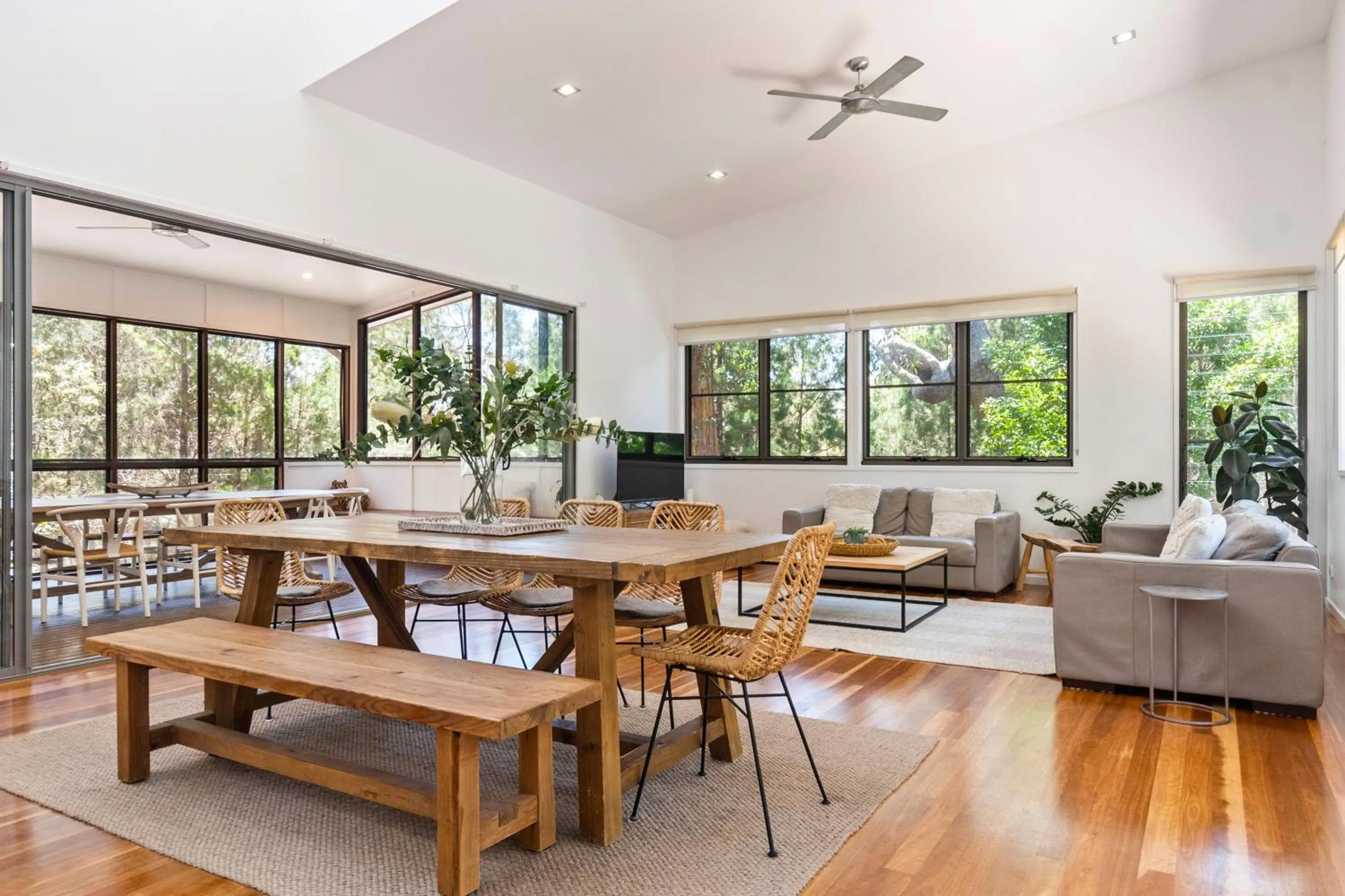 Living room in Beach Road Holiday Homes