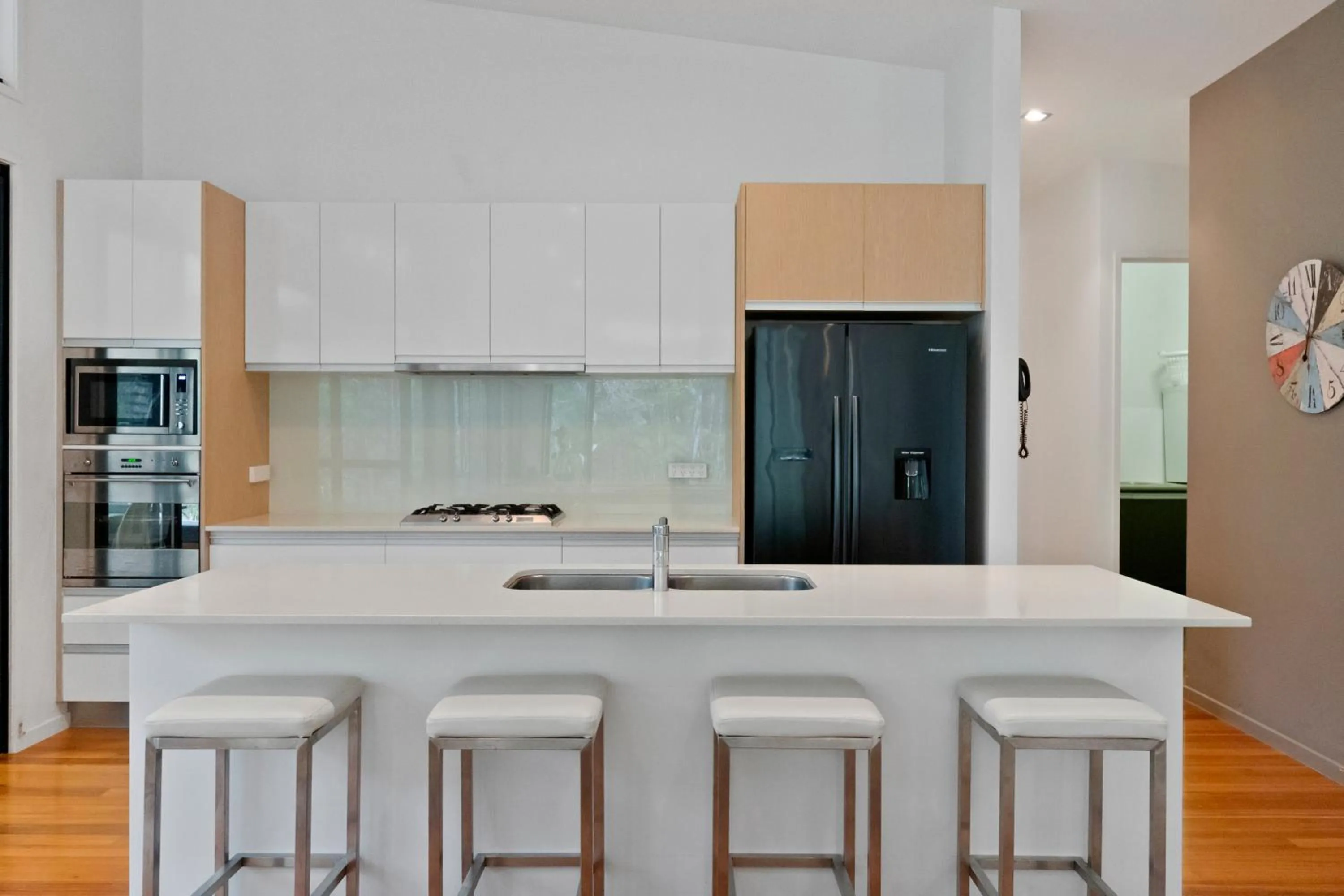 Kitchen or kitchenette in Beach Road Holiday Homes