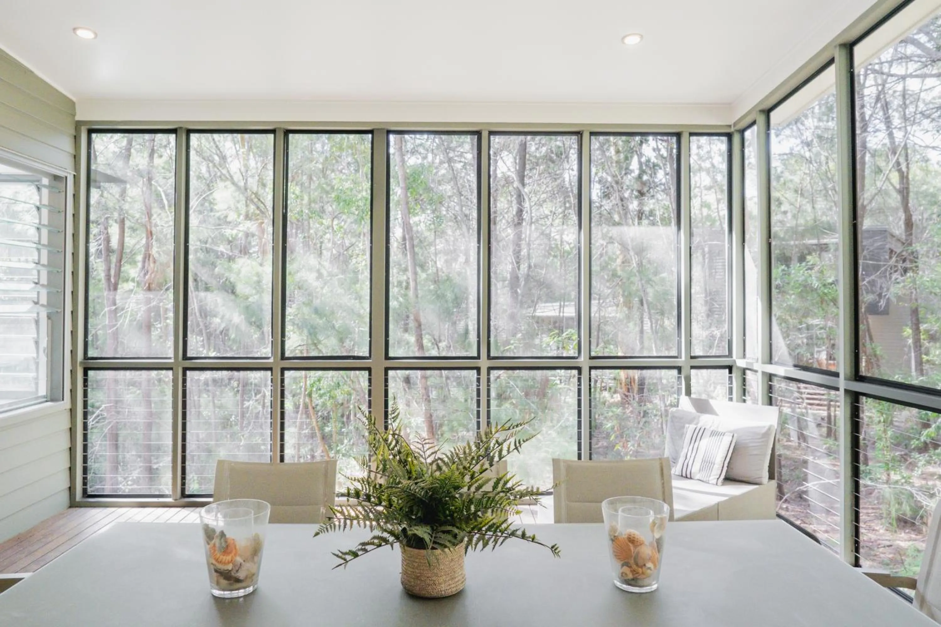 Patio in Beach Road Holiday Homes