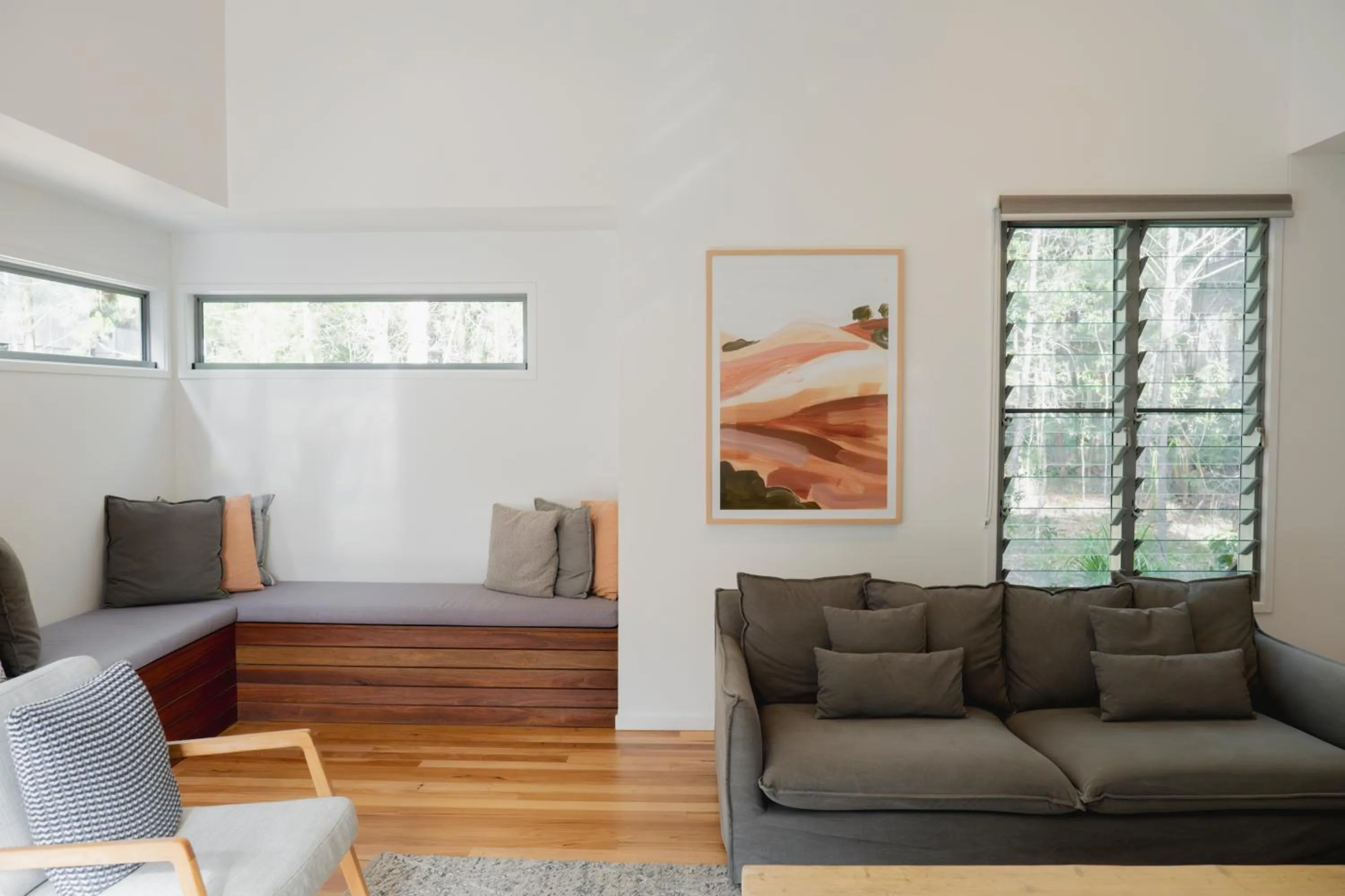 Living room in Beach Road Holiday Homes