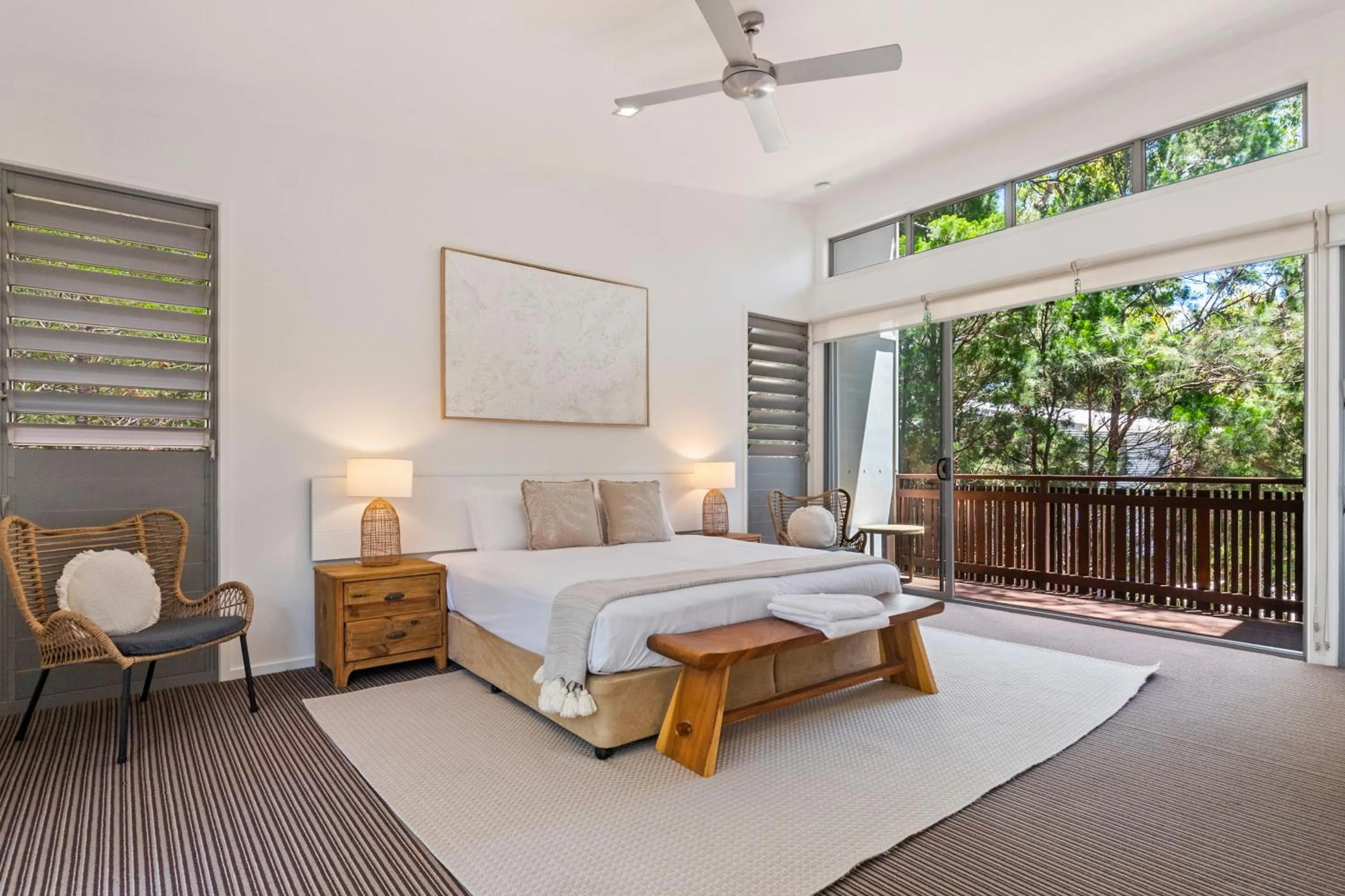 Bed in Beach Road Holiday Homes