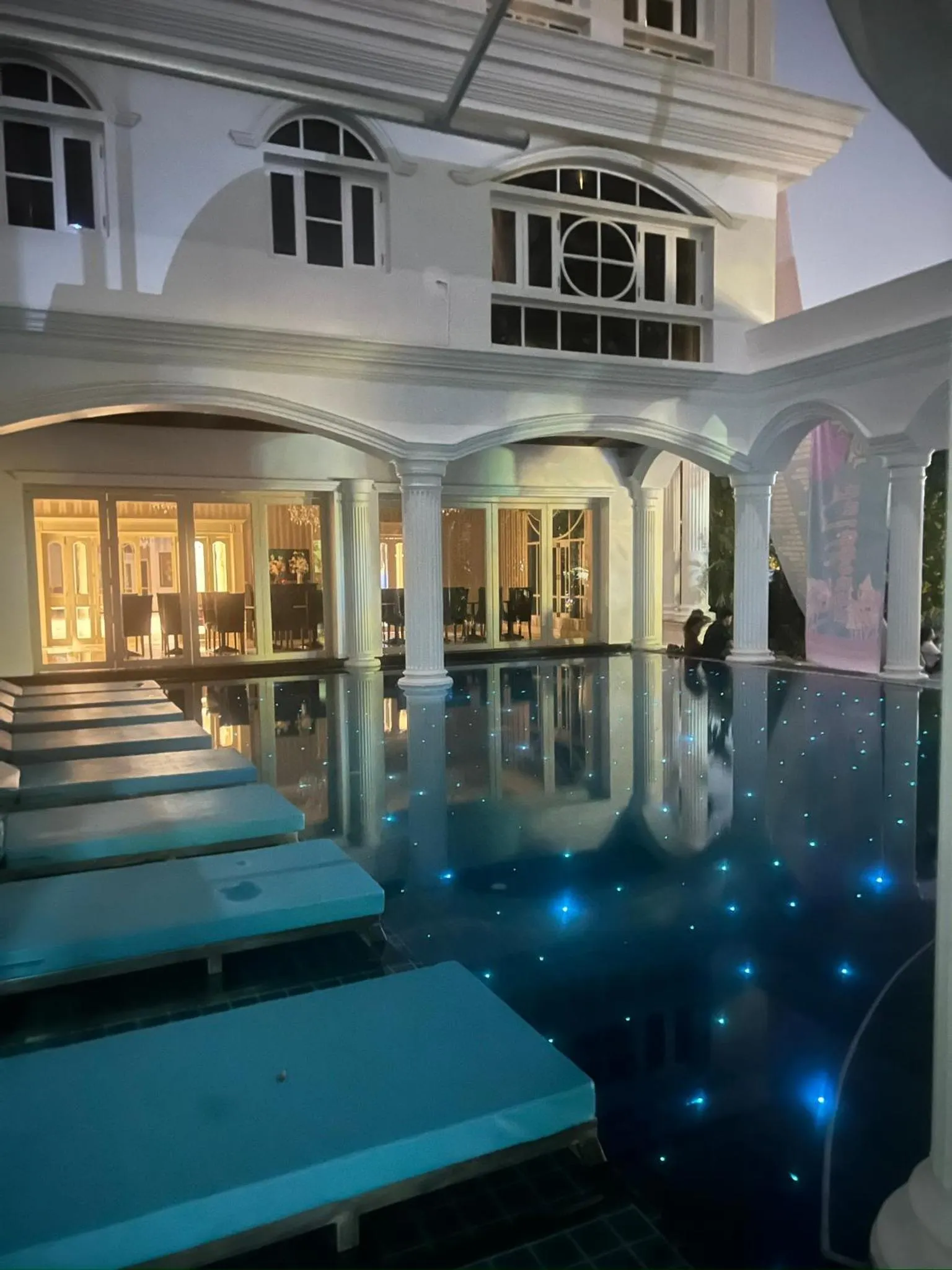 Pool view in V20 Boutique Jacuzzi Hotel