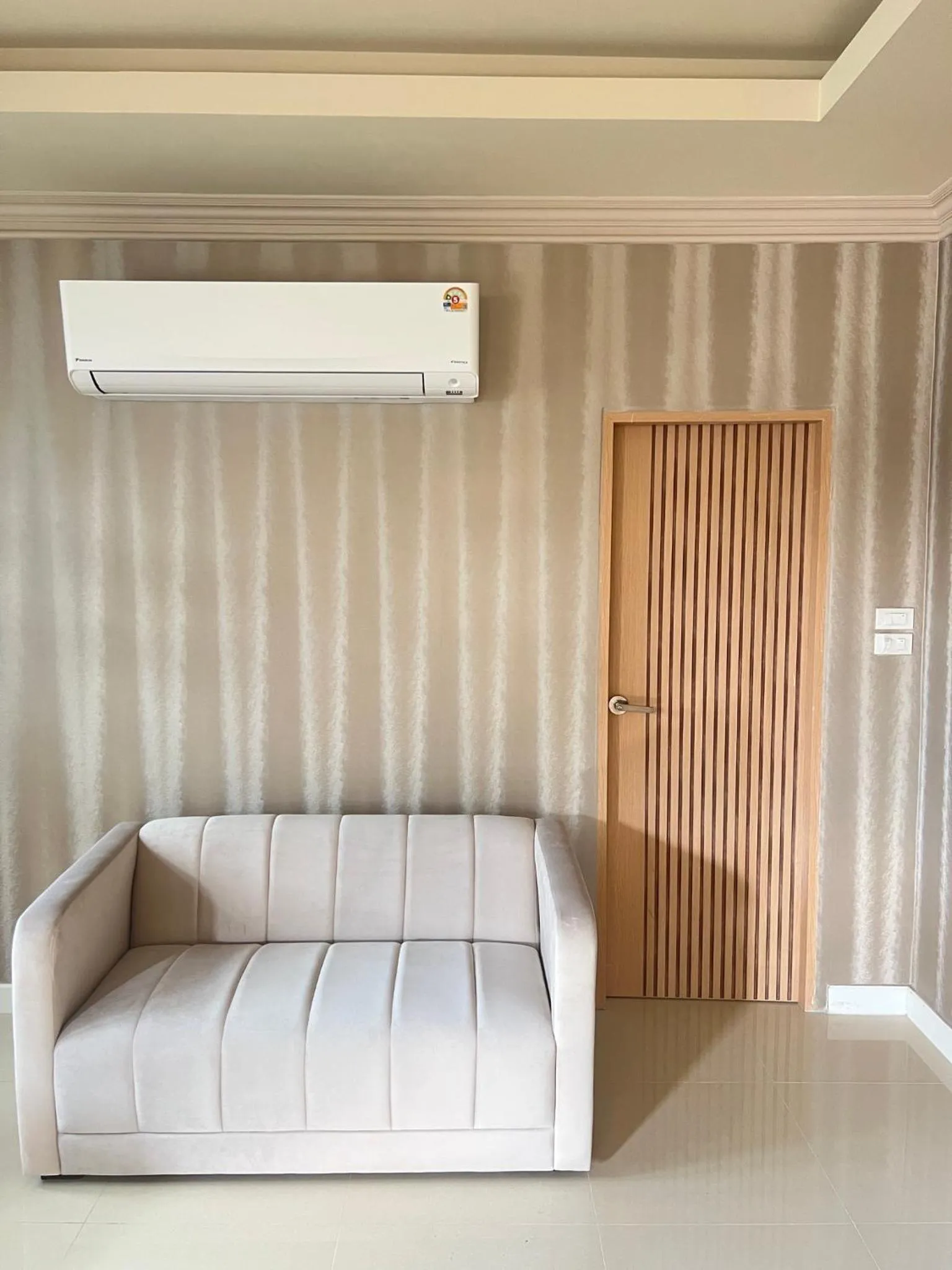 Seating area in V20 Boutique Jacuzzi Hotel