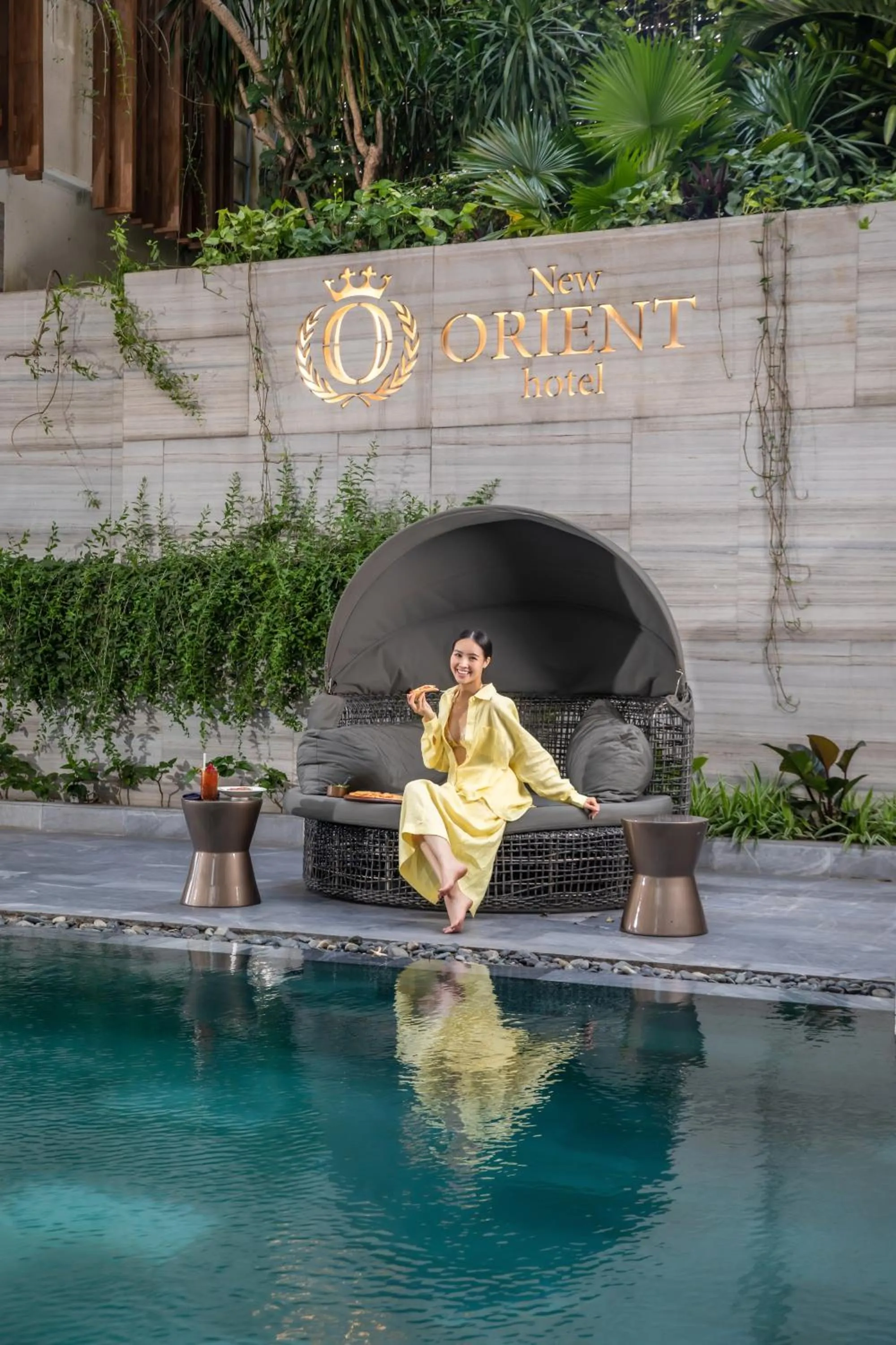 Swimming pool in New Orient Hotel Da Nang