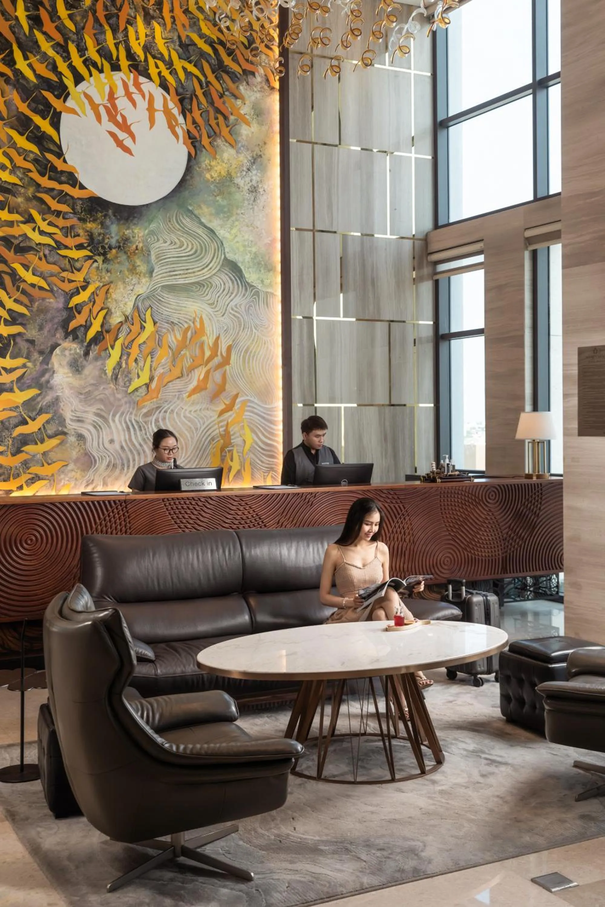 Lobby or reception in New Orient Hotel Da Nang