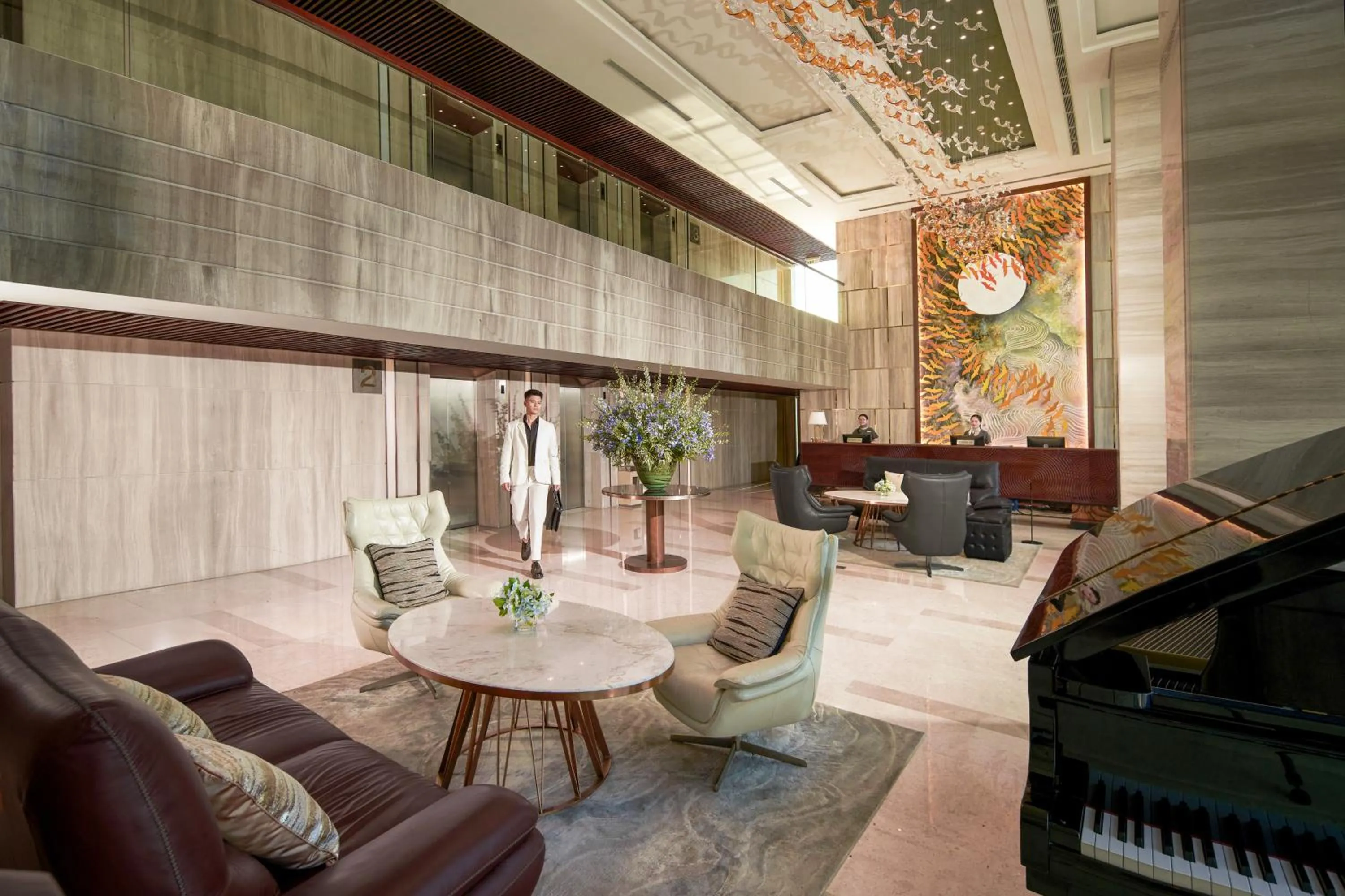 Lobby or reception in New Orient Hotel Da Nang