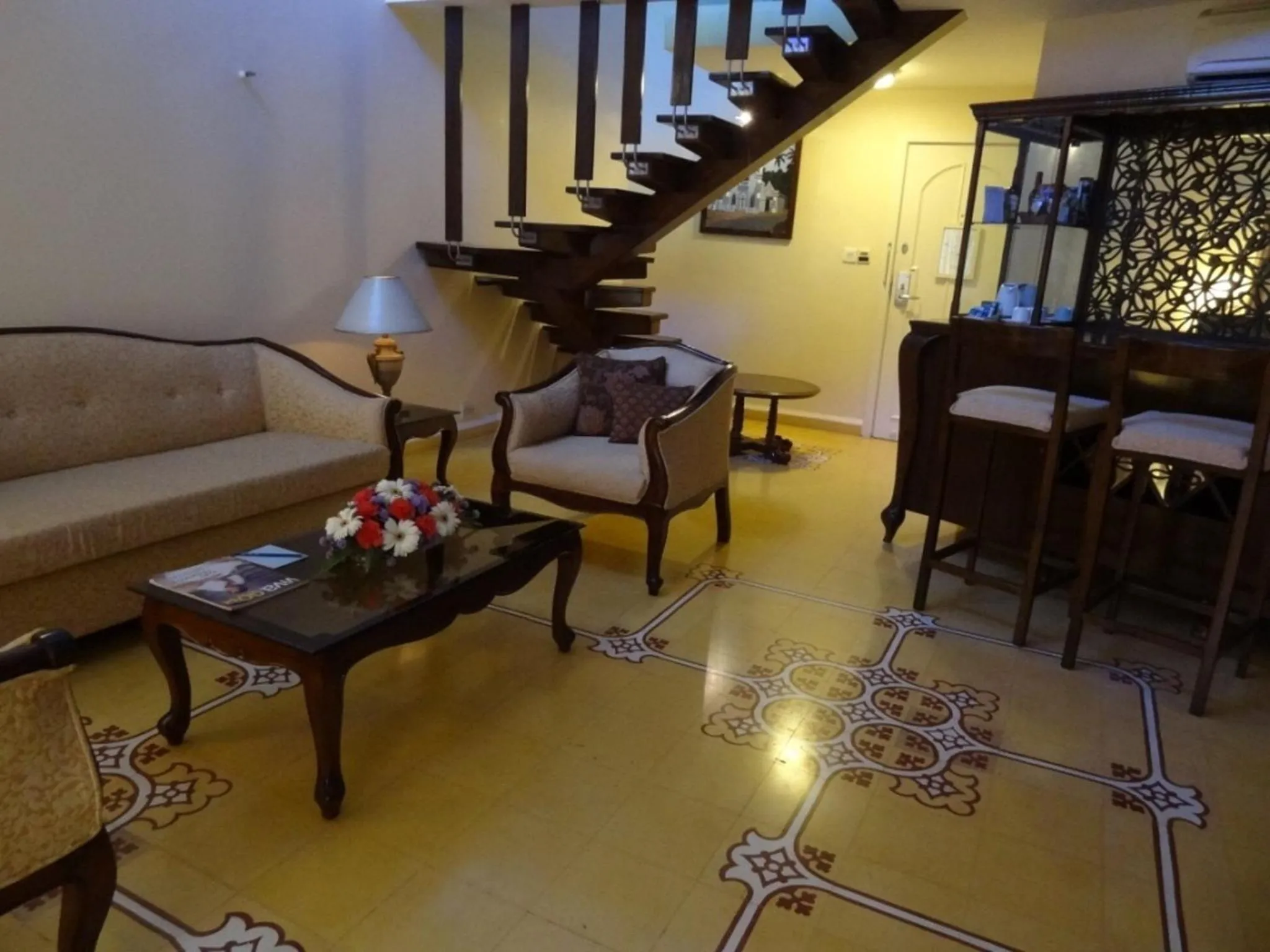 Living room in The Crown Goa