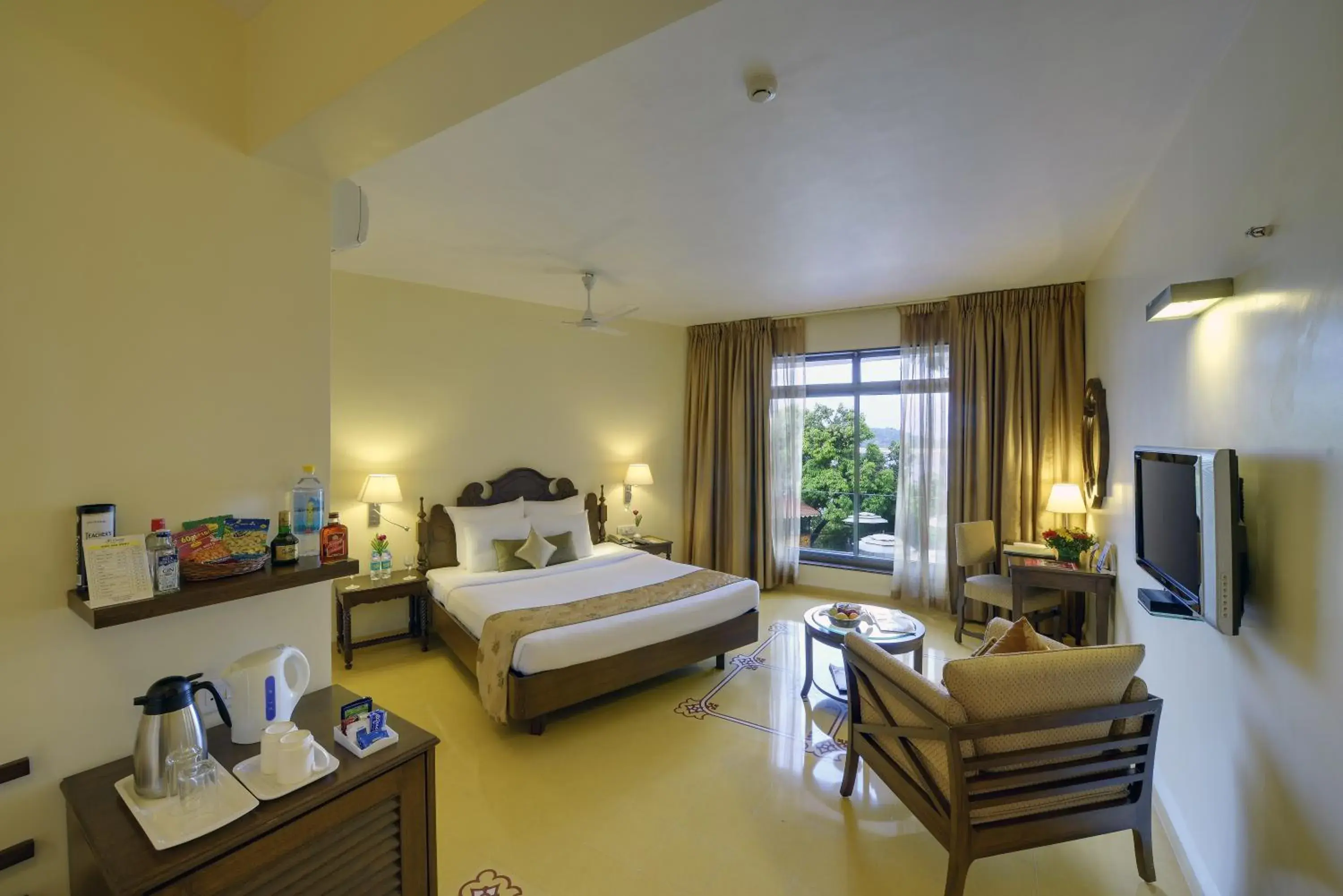 Superior Double or Twin Room with River View - single occupancy in The Crown Goa Superior Double or Twin Room with River View - single occupancy in The Crown Goa